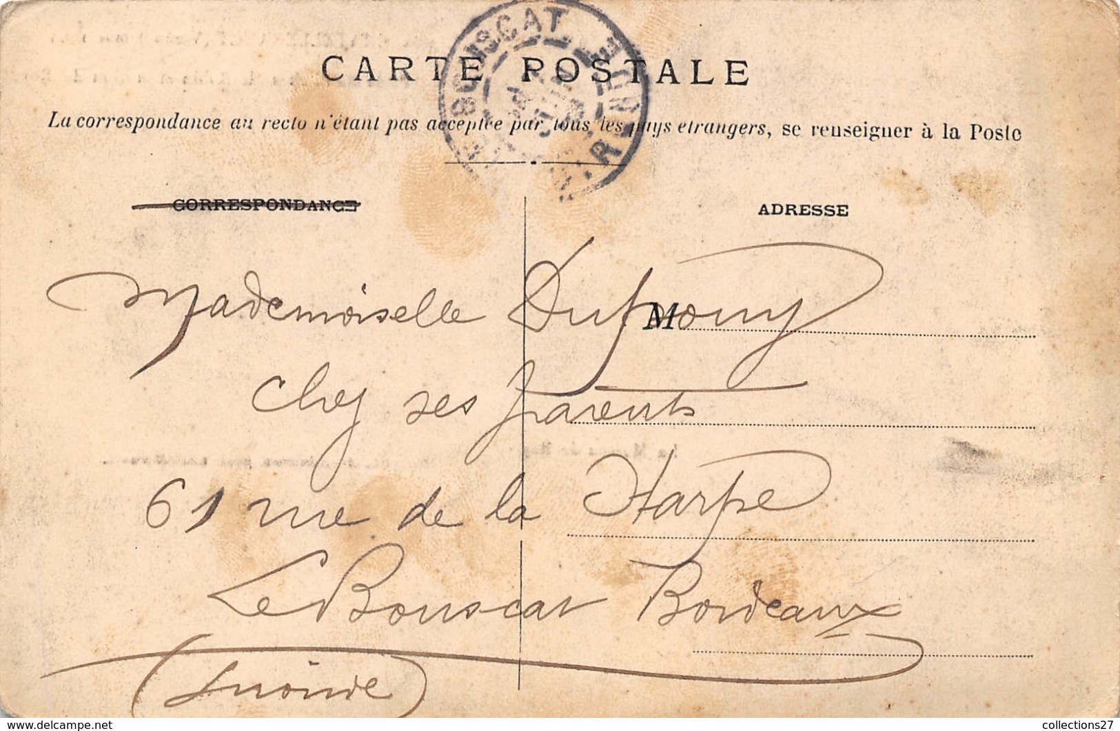 86-CRIME D'USSEAU- PRES CHATELLERAULT, MAI 1905, POSTE ETABLI CHEZ M. ROBIN ET MAISON DE ROY - Autres & Non Classés