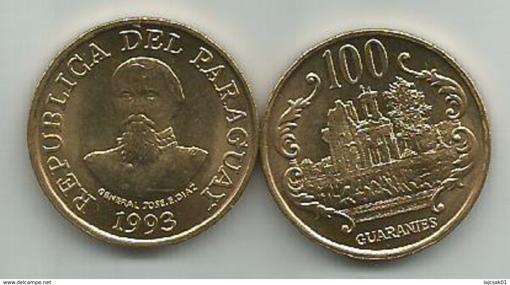 Paraguay 100  Guaranies 1993. UNC KM#177a - Paraguay