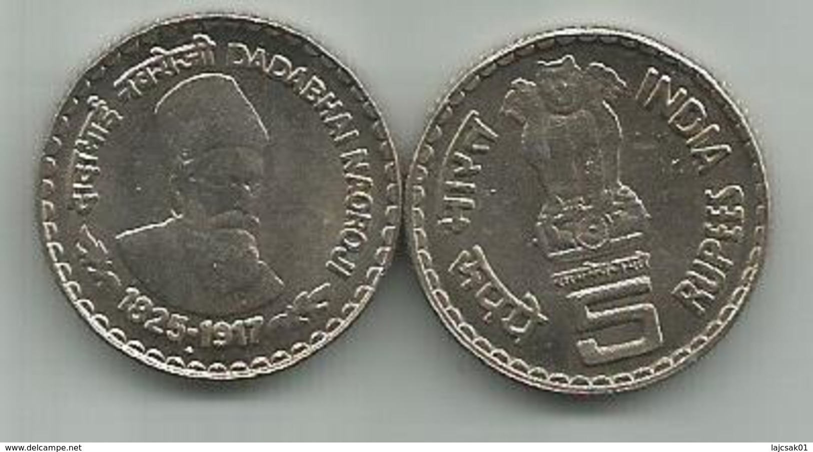 India 5 Rupees 2003. KM#308  Dadabhai Naoroji - Inde