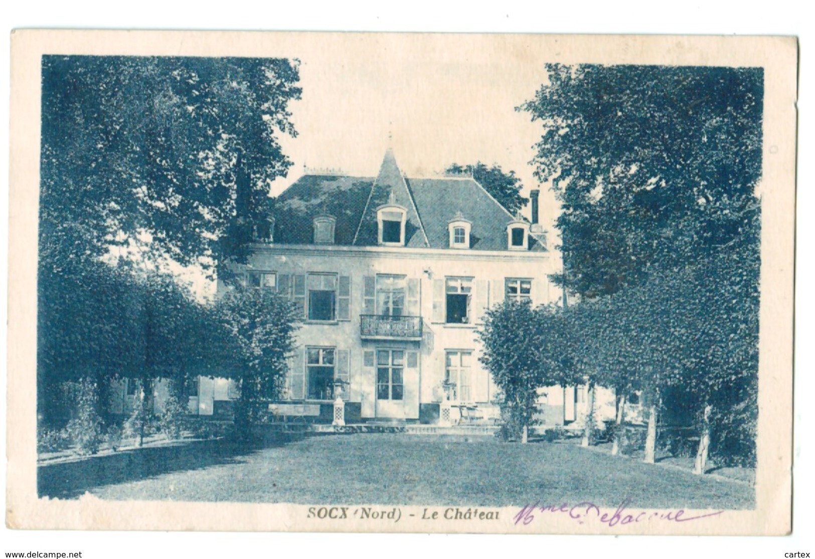 15540  Cpa  SOCX  : Le Château   ( Bleutée ) 1941 - Other & Unclassified