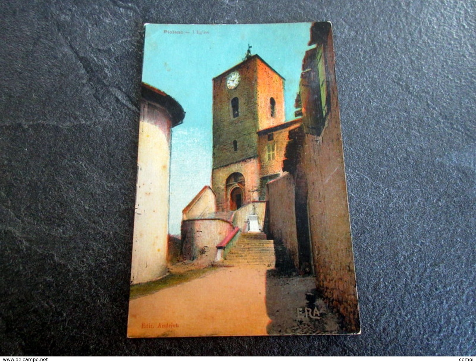 CPA Colorisée - PIOLENC (84) - L'église - 1939 - Piolenc