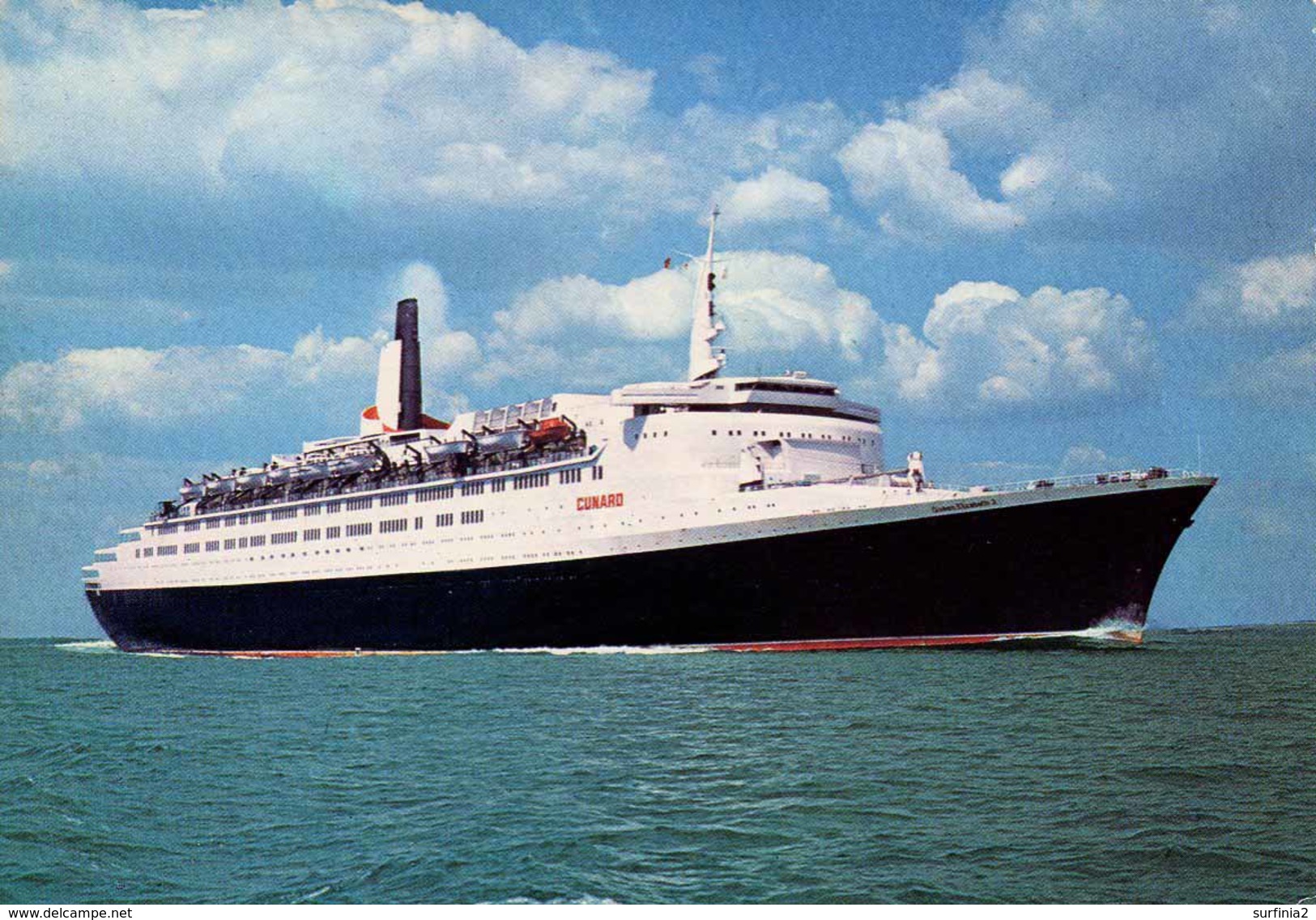 SHIPPING - J ARTHUR DIXON - RMS QUEEN ELIZABETH 2 Ship71 - Passagiersschepen