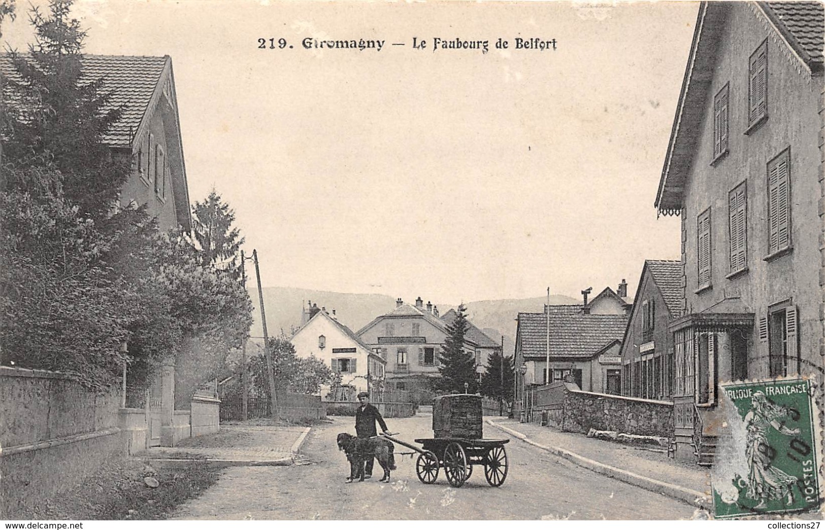 90-GIROMAGNY-LE FAUBOURG DE BELFORT - Giromagny