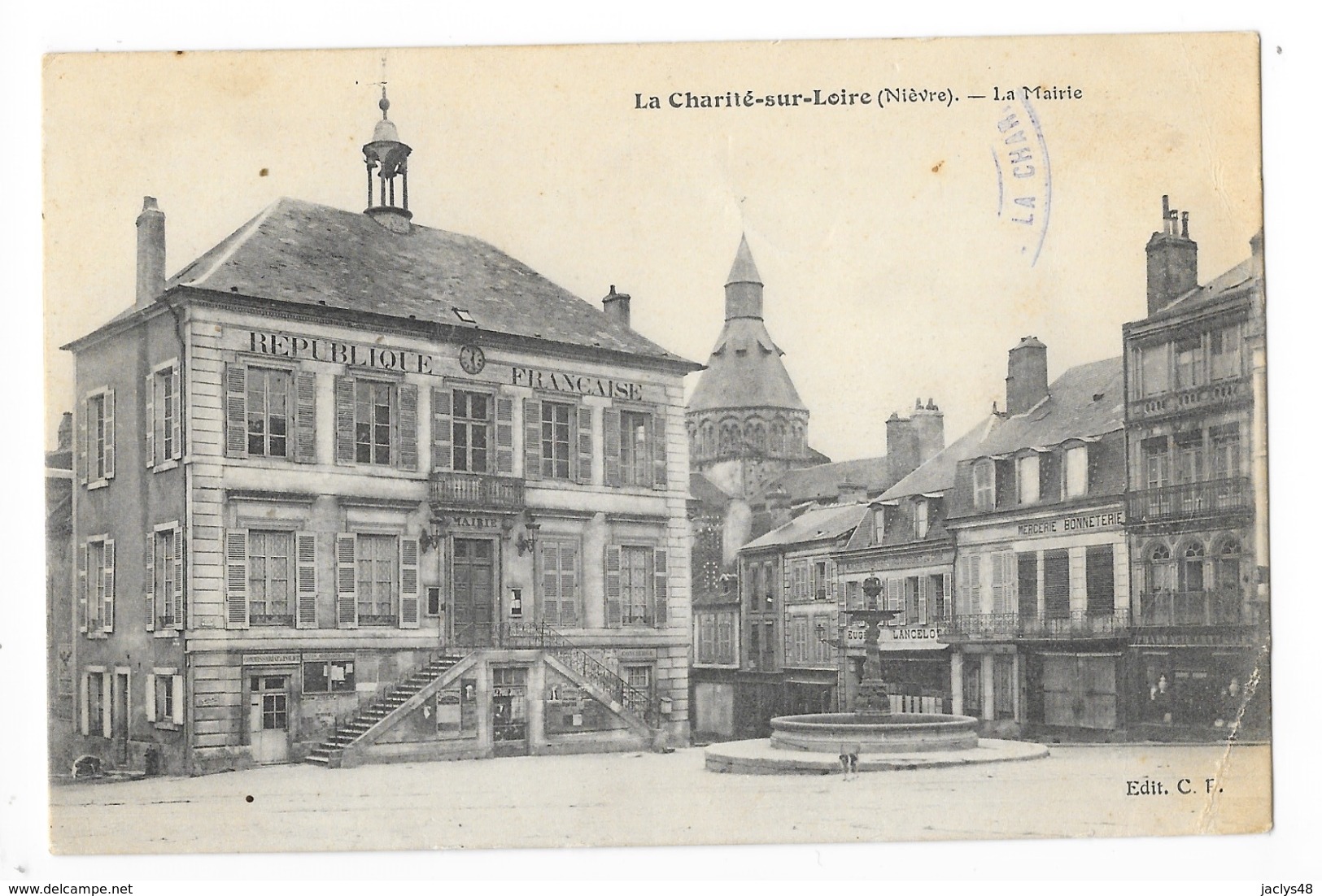 LA CHARITE-sur-LOIRE  (cpsm 58)   La Mairie -  - L 1 - Saint-Honoré-les-Bains