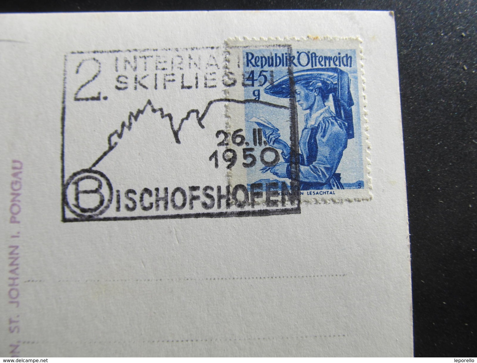 AK BISCHOFSHOFEN Sprunglauf Ski 1950 // D*23743 - Bischofshofen