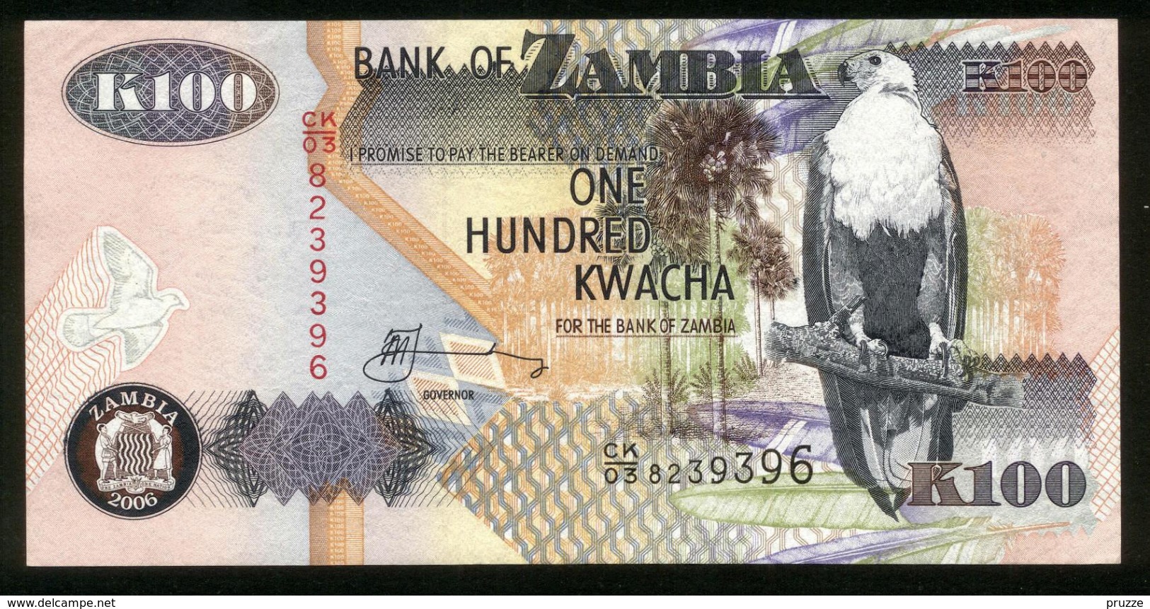 Sambia - Zambia 2006, 100 Kwacha - Erhaltung II - CK 03 8239396 - Sambia