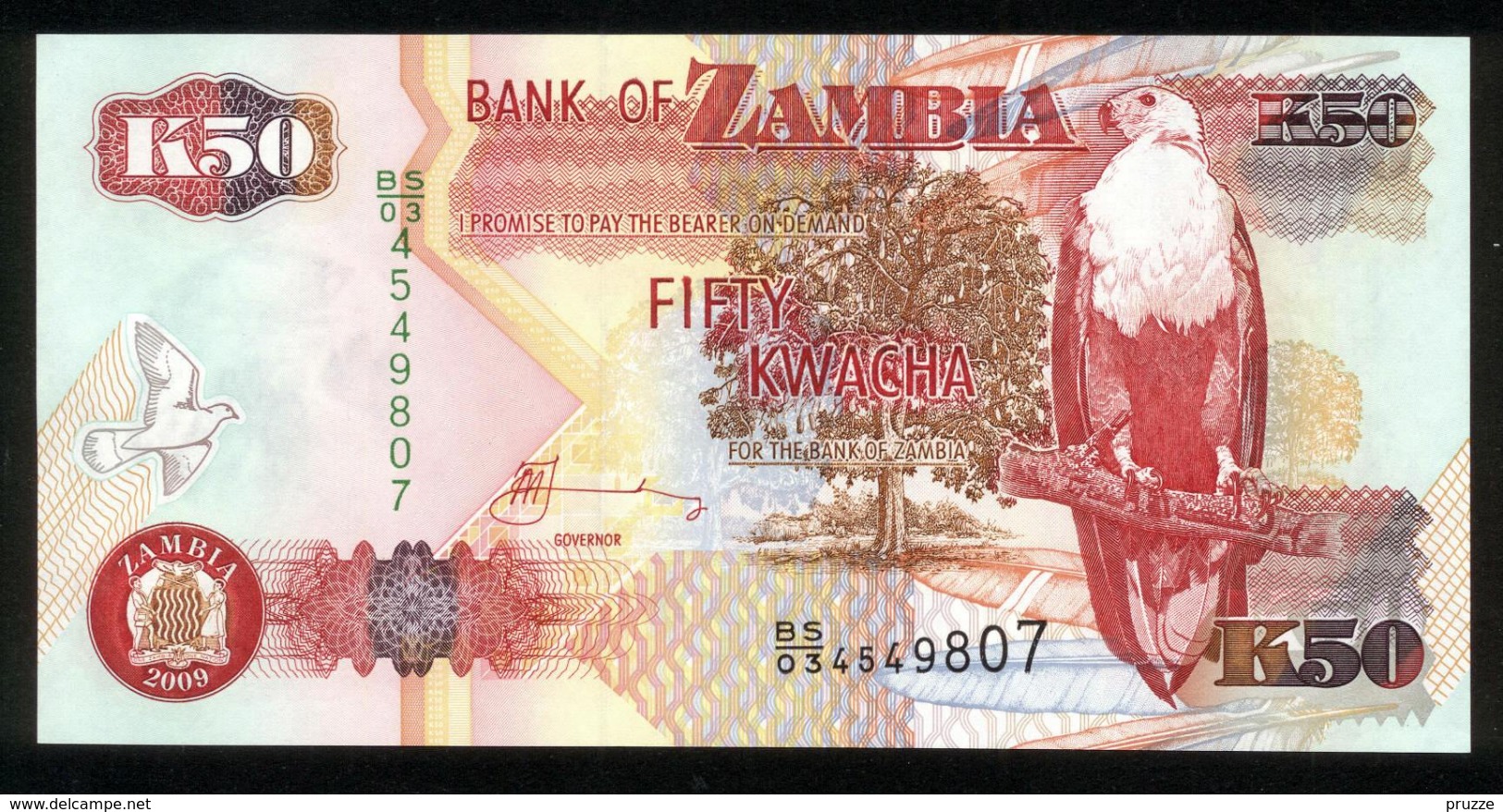 Sambia - Zambia 2009, 50 Kwacha - UNC - BS 03 4549807 - Sambia