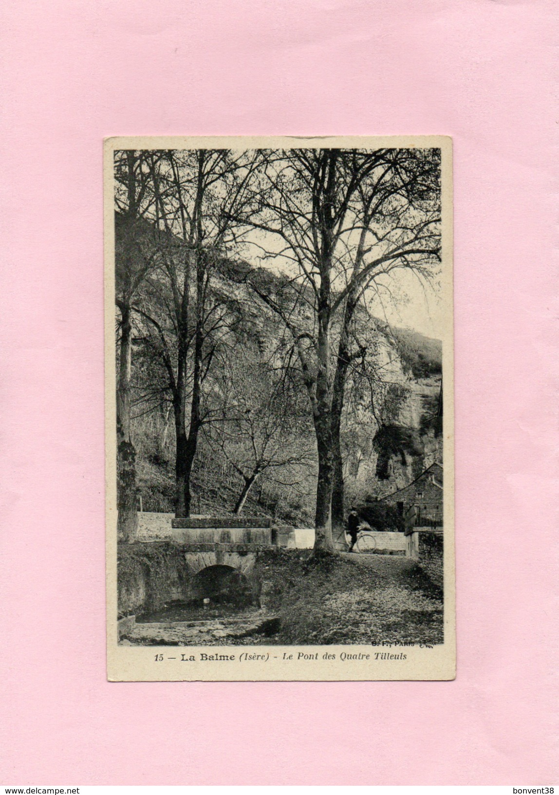 Carte Postale - La BALME - Le Pont Des Quatre Tilleuls - La Balme-les-Grottes