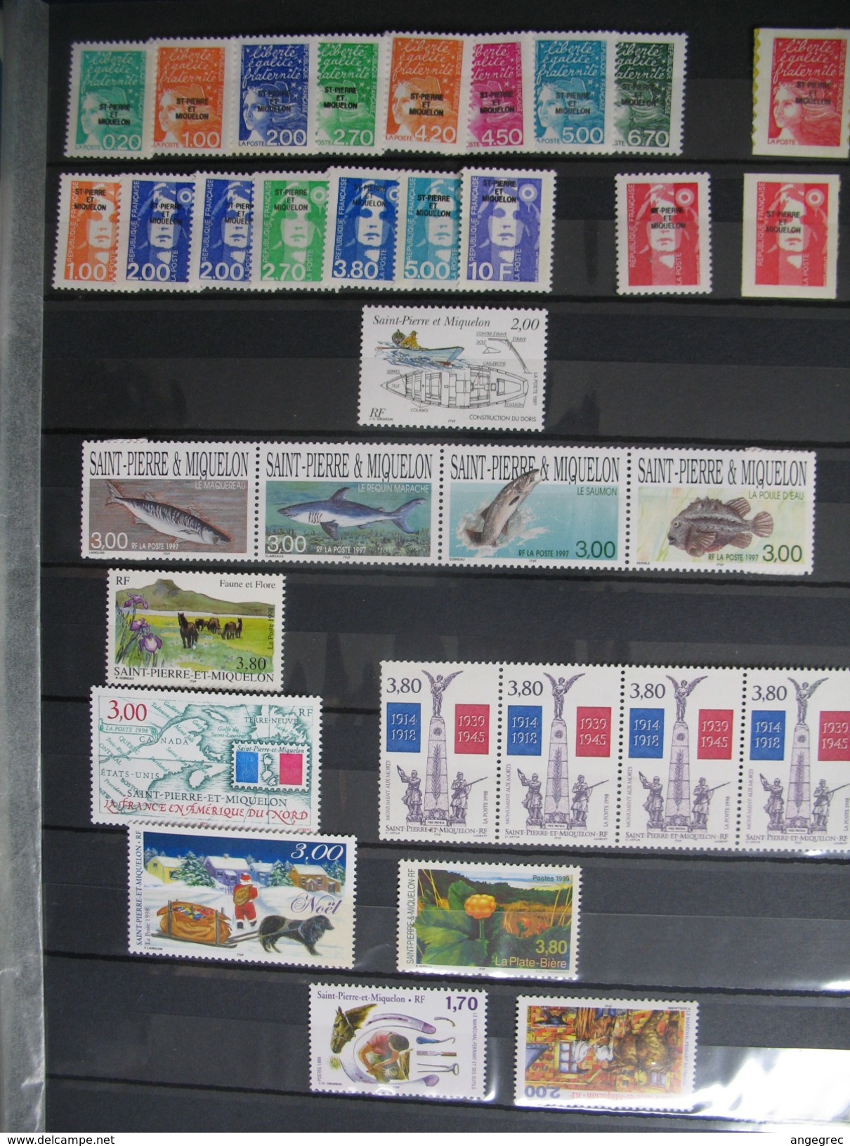 St-Pierre Et Miquelon  Lot De Timbre   Côte  210 &euro;    Neuf** TBE - Collections, Lots & Series