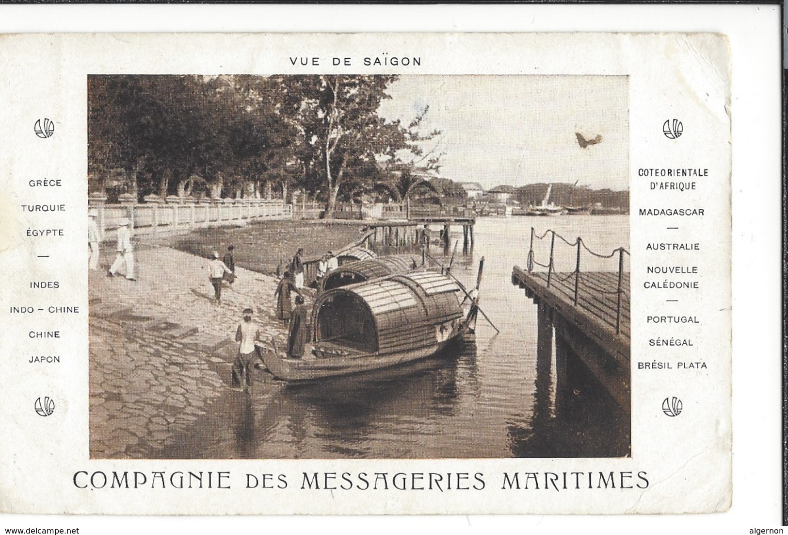 16540 - Compagnie Des Messageries Maritimes Vue De Saïgon - Viêt-Nam