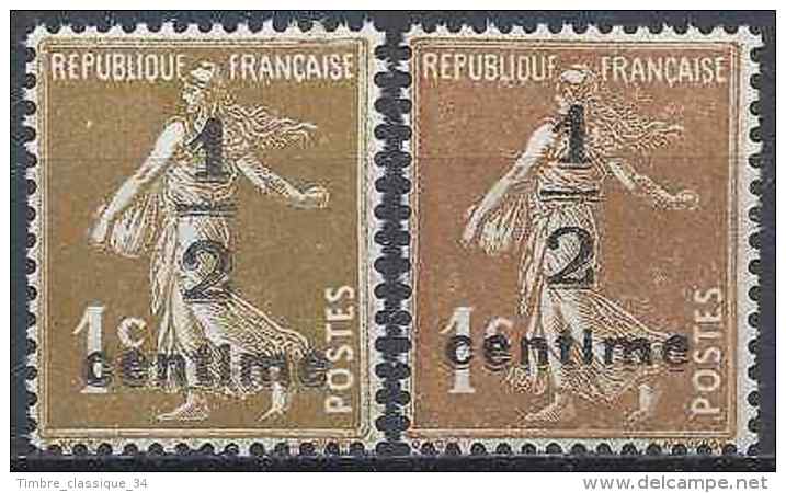 FRANCE SEMEUSE N°279A + N°279B NEUF ** LUXE GOMME D'ORIGINE MNH - Neufs