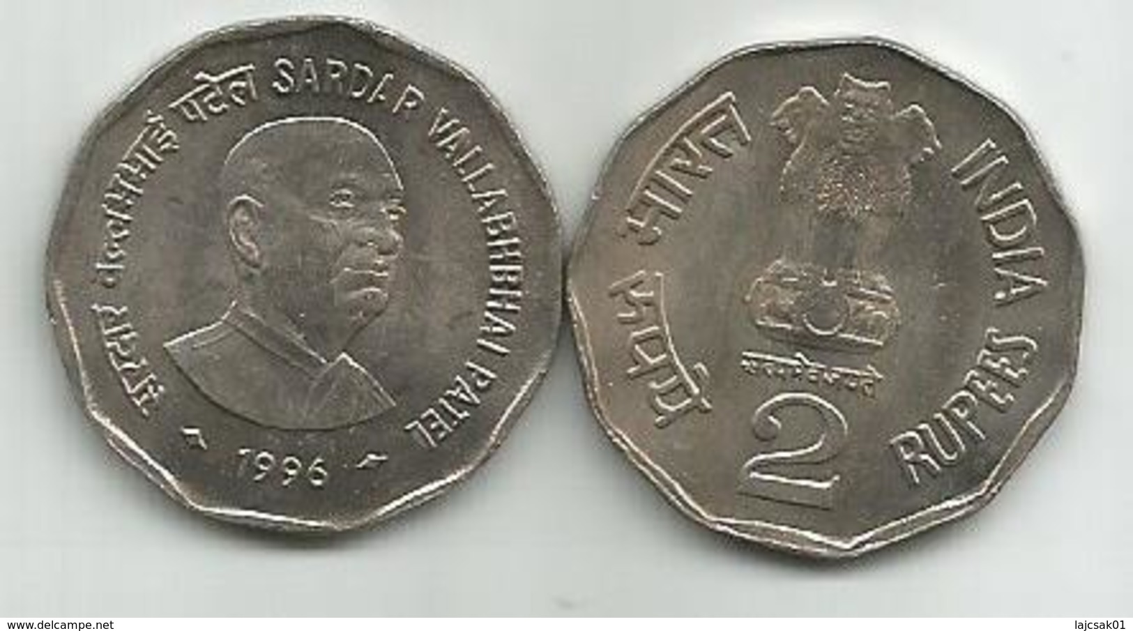 India 2 Rupees 1996. KM#129 Sardar Vallabhbhai Patel - Inde