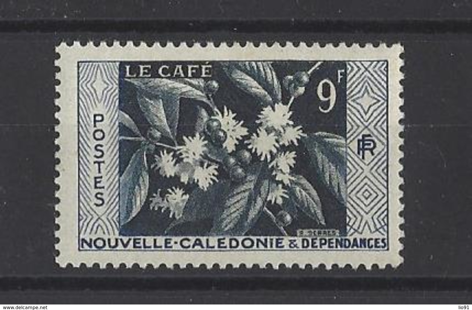 NOUVELLE-CALEDONIE . YT 286 Neuf **  Le Café 1955 - Neufs