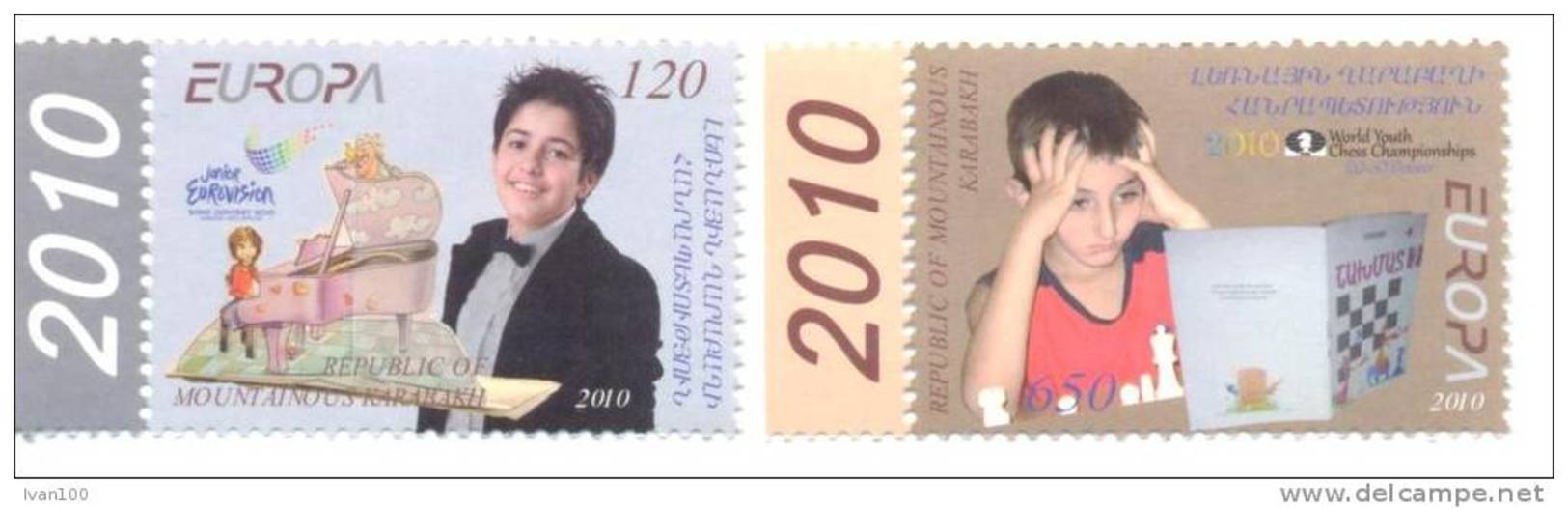 2012. Mountainous Karabakh, Europa 2010, 2v, Mint/** - Armenia