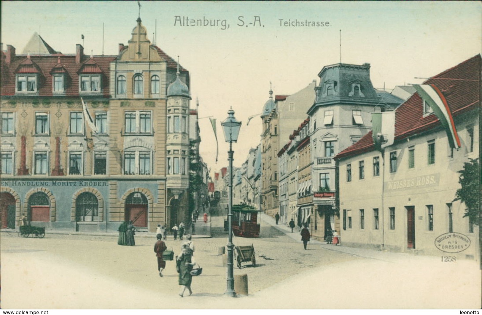 AK Altenburg, Teichstrasse, Um 1900 (23321) - Altenburg