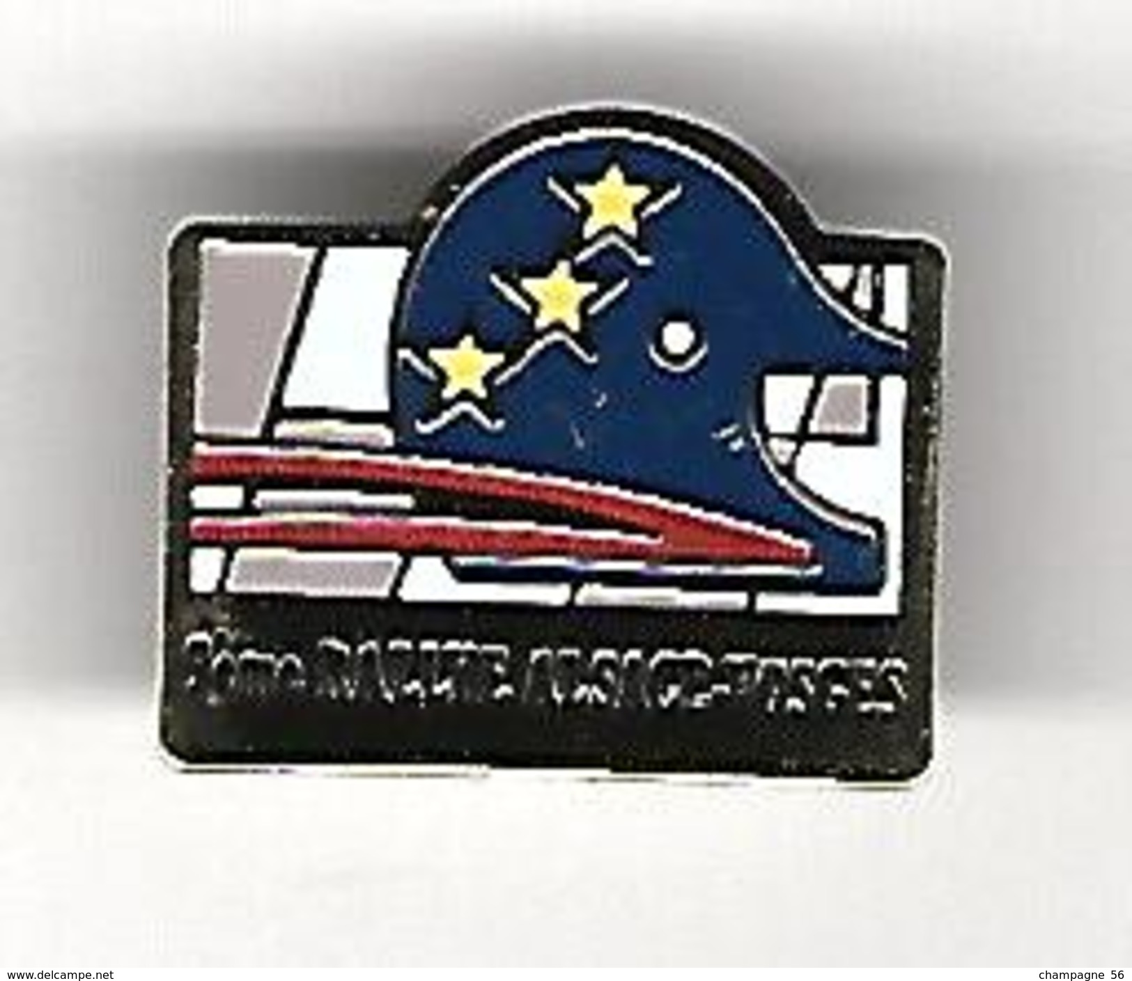 FRANCE RARE  PIN ' S 9 EME RALLYE ALSACE- VOSGES DOS C C M N° 88.75.97.75. - Car Racing - F1