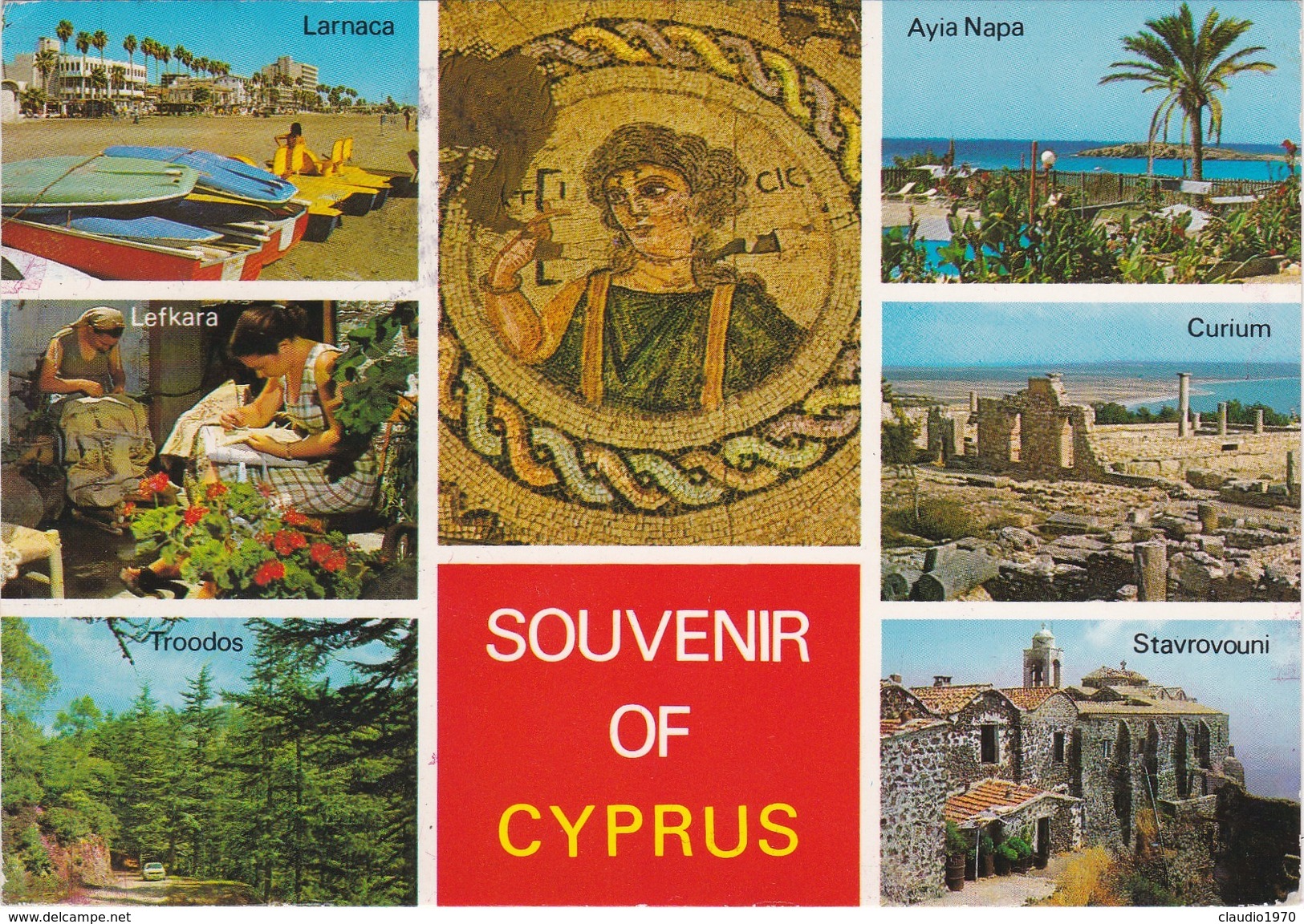 Cartolina - Postcard    - Souvenir Of Cyprus - Cipro - Cipro