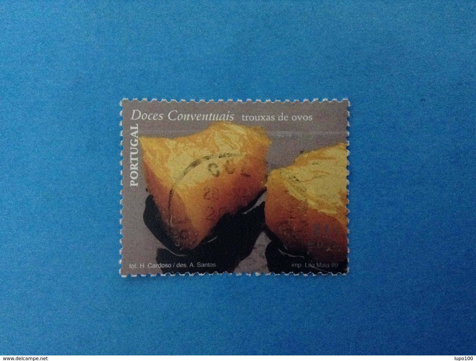 PORTOGALLO PORTUGAL 1999 FRANCOBOLLO USATO STAMP USED - Gastronomia Dolci 51 - Usati