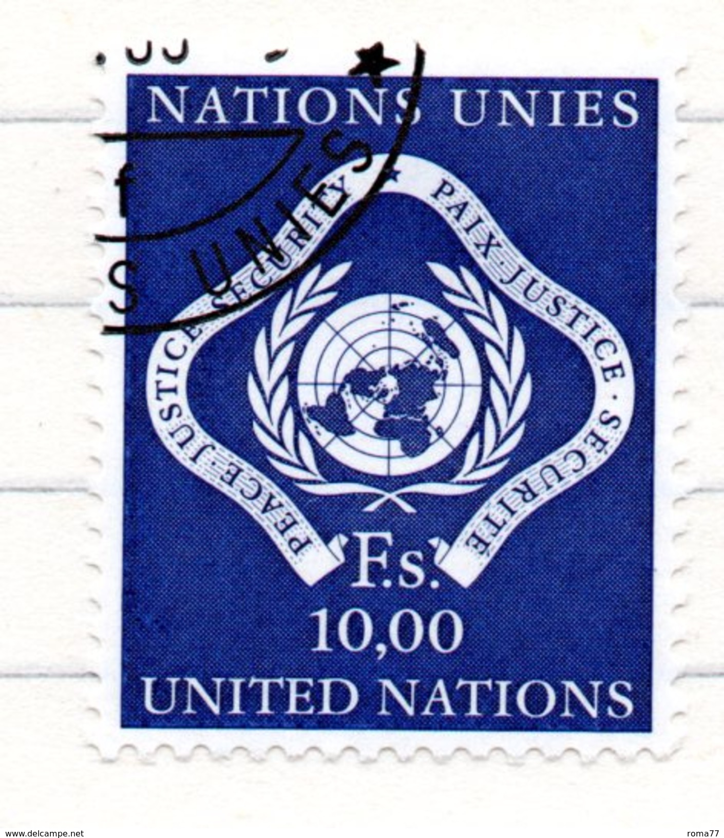 63 - NAZIONI UNITE ONU Ginevra 1969 , Unificato N. 13  Usato - Gebruikt