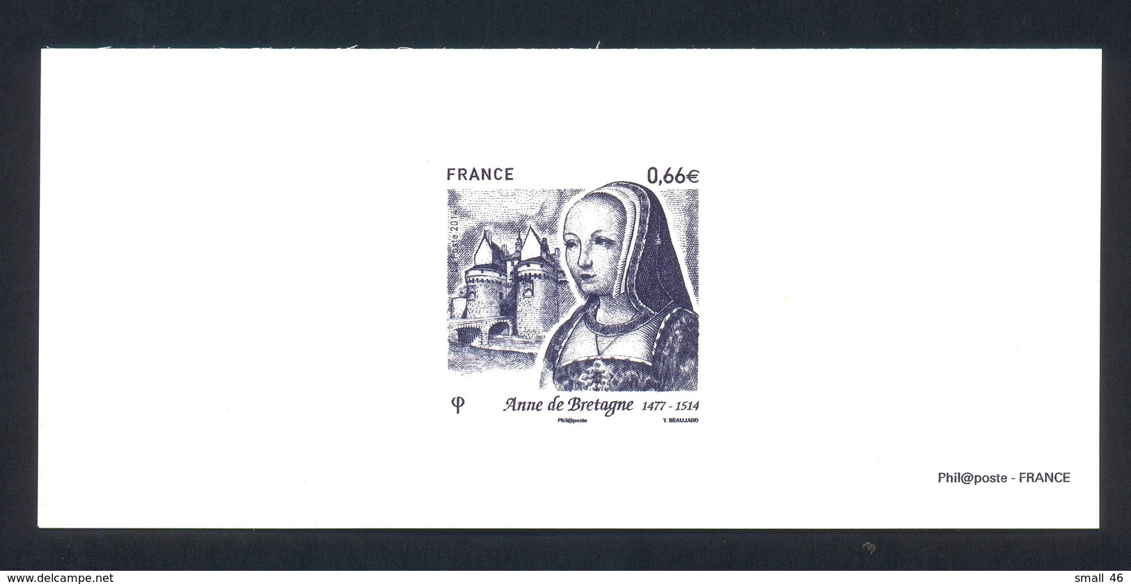 Gravure - Anne De Bretagne - Documents De La Poste