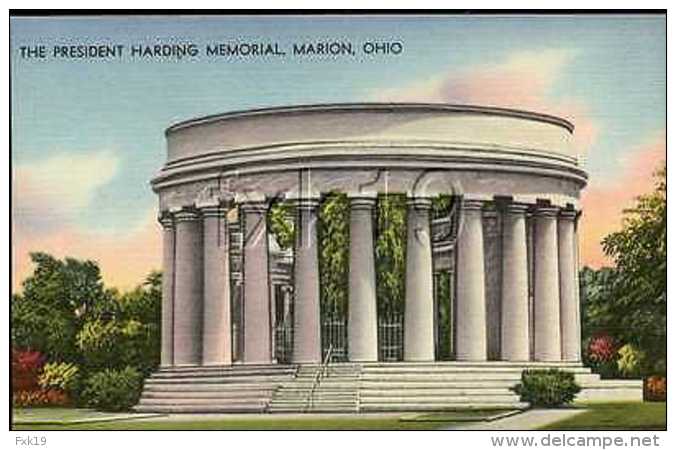 Ohio ~ MARION ~ Harding Memorial Postcard 8129v - Other & Unclassified