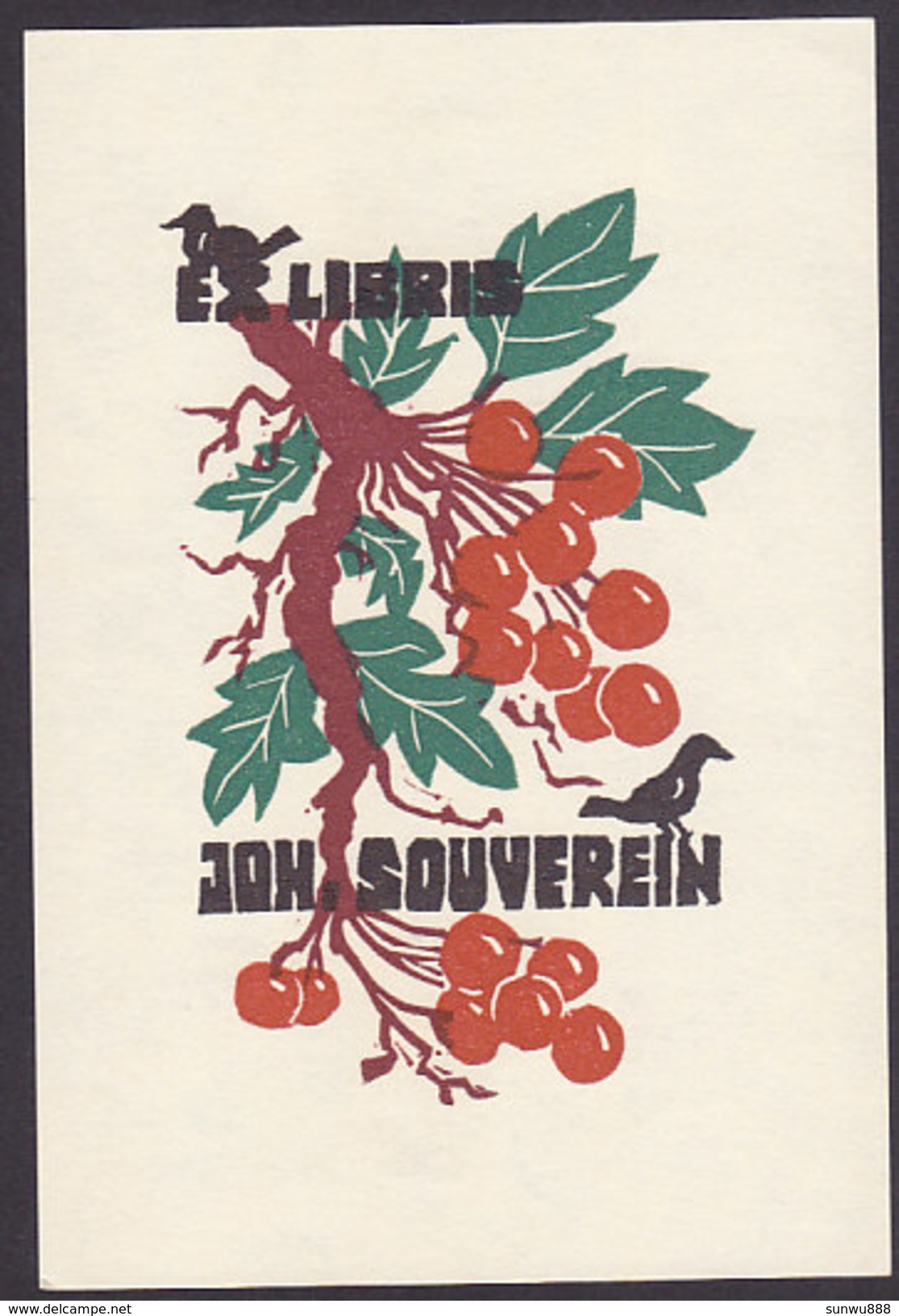 Ex Libris Joh Souverein - Ex-libris