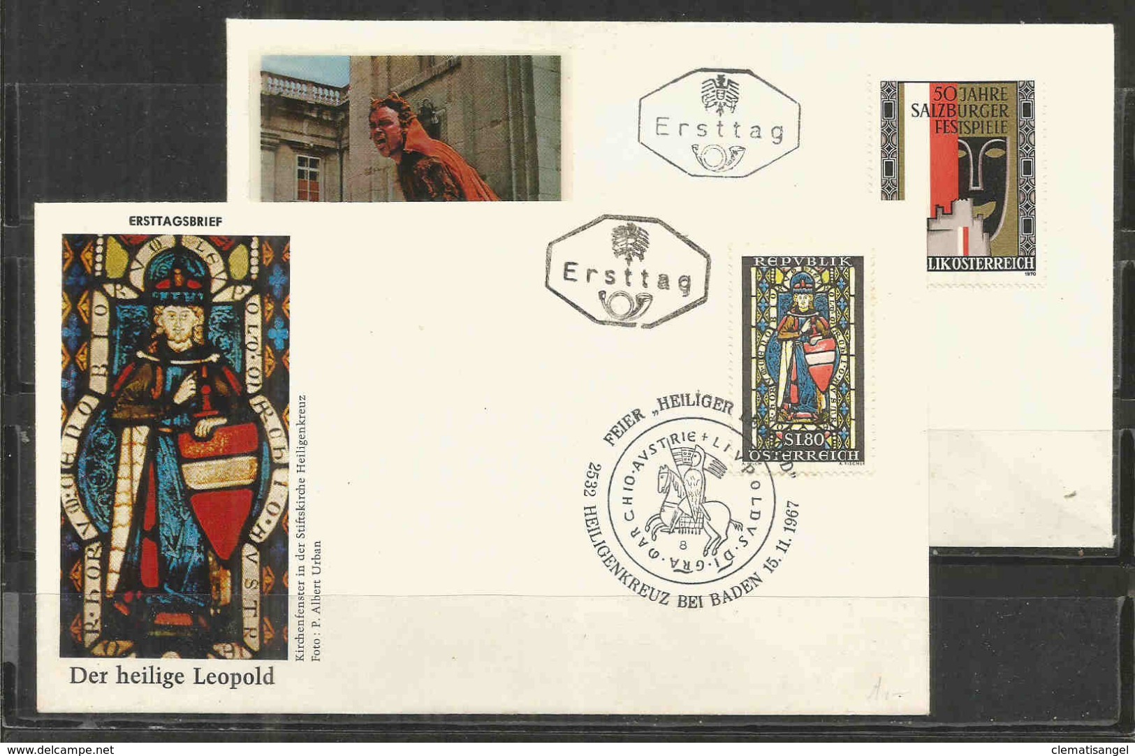 468u * ÖSTERREICH 1252 + 1335 * ERSTTAGSBRIEFE **!! - FDC