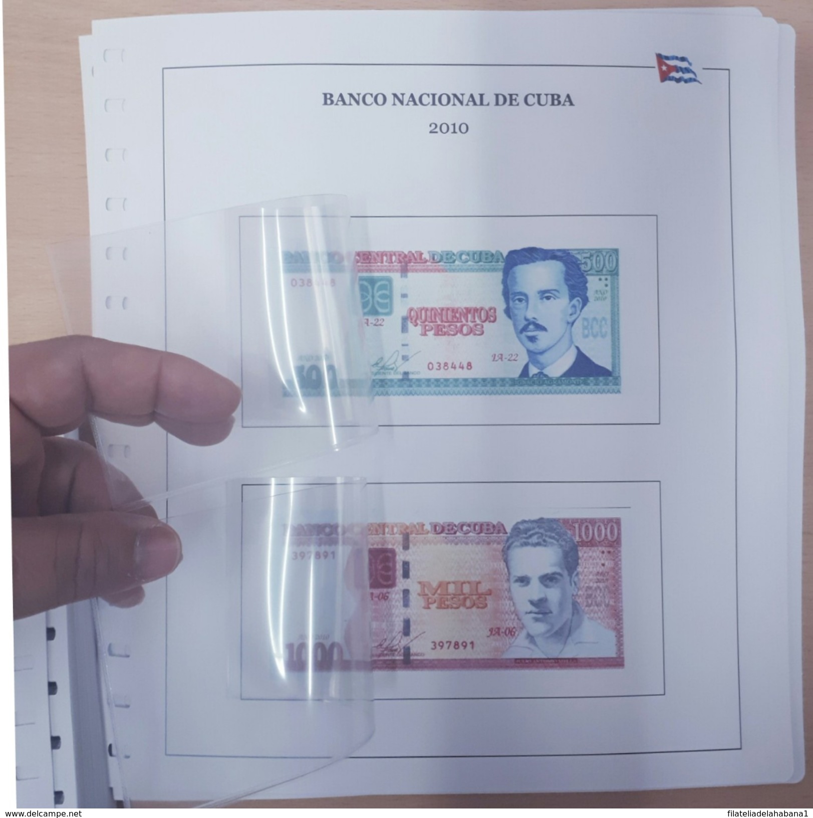 ALBUM DE BILLETES DE CUBA REPÚBLICA POR AÑOS 1959-2016. BANKNOTES. - Cuba