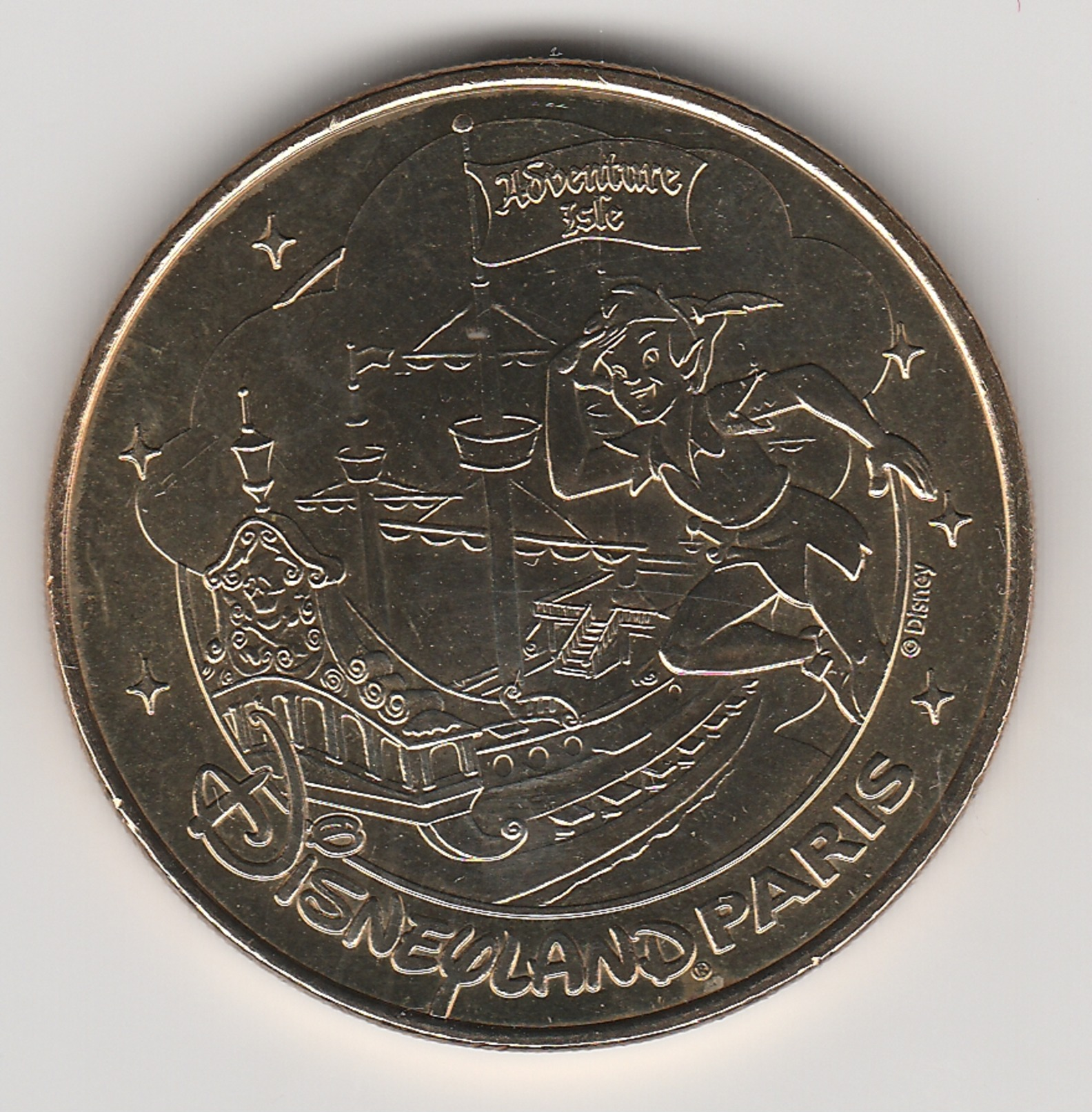 77777-26-MDP2011 - DISNEYLAND PARIS / MEDAILLE MONNAIE DE PARIS / JETON /TOKEN / DISNEY / PETER PAN / ADVENTURLAND - 2011