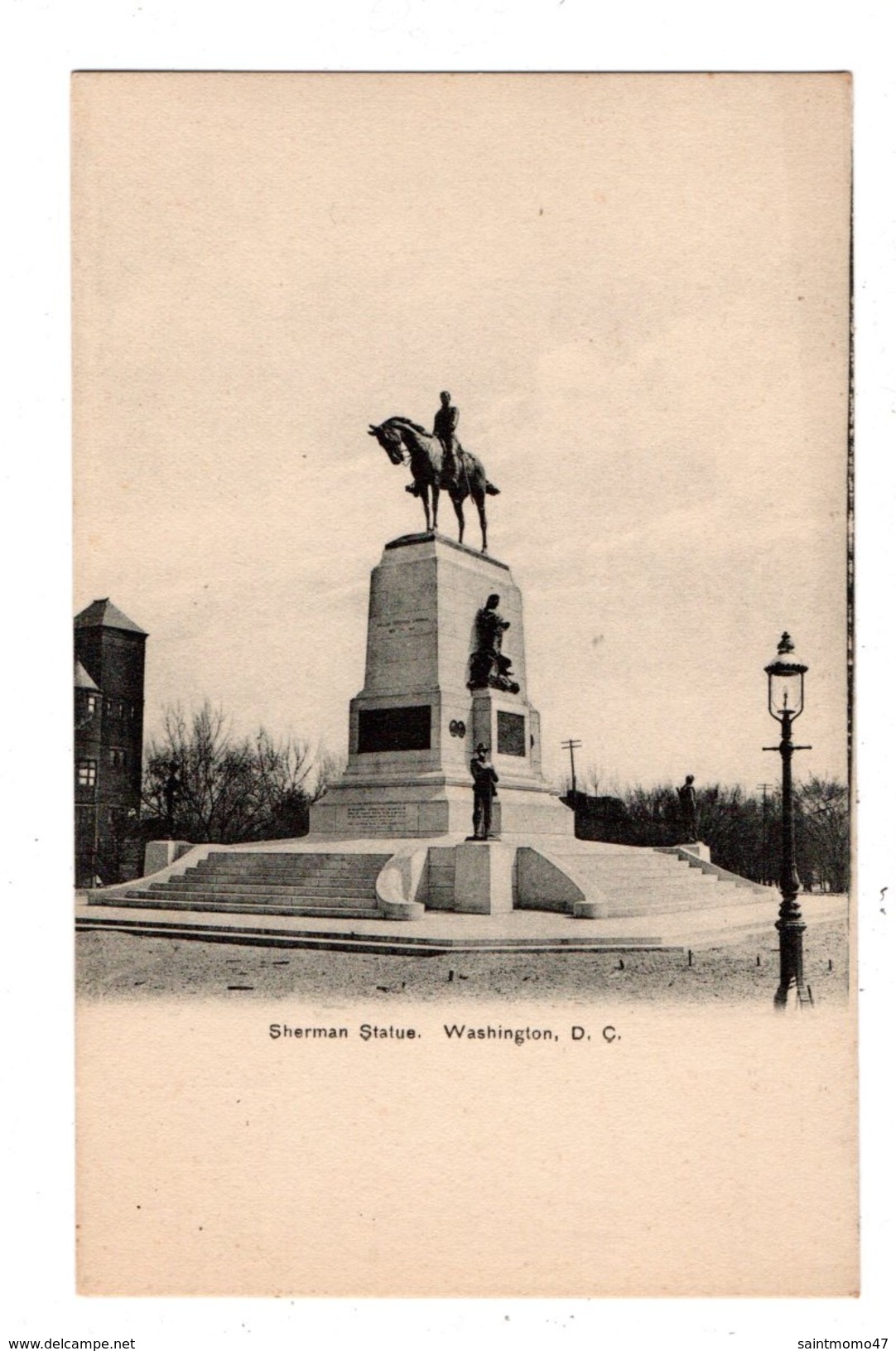 ETATS-UNIS . WASHINGTON . SHERMAN STATUE - Réf. N°1344 - - Washington DC