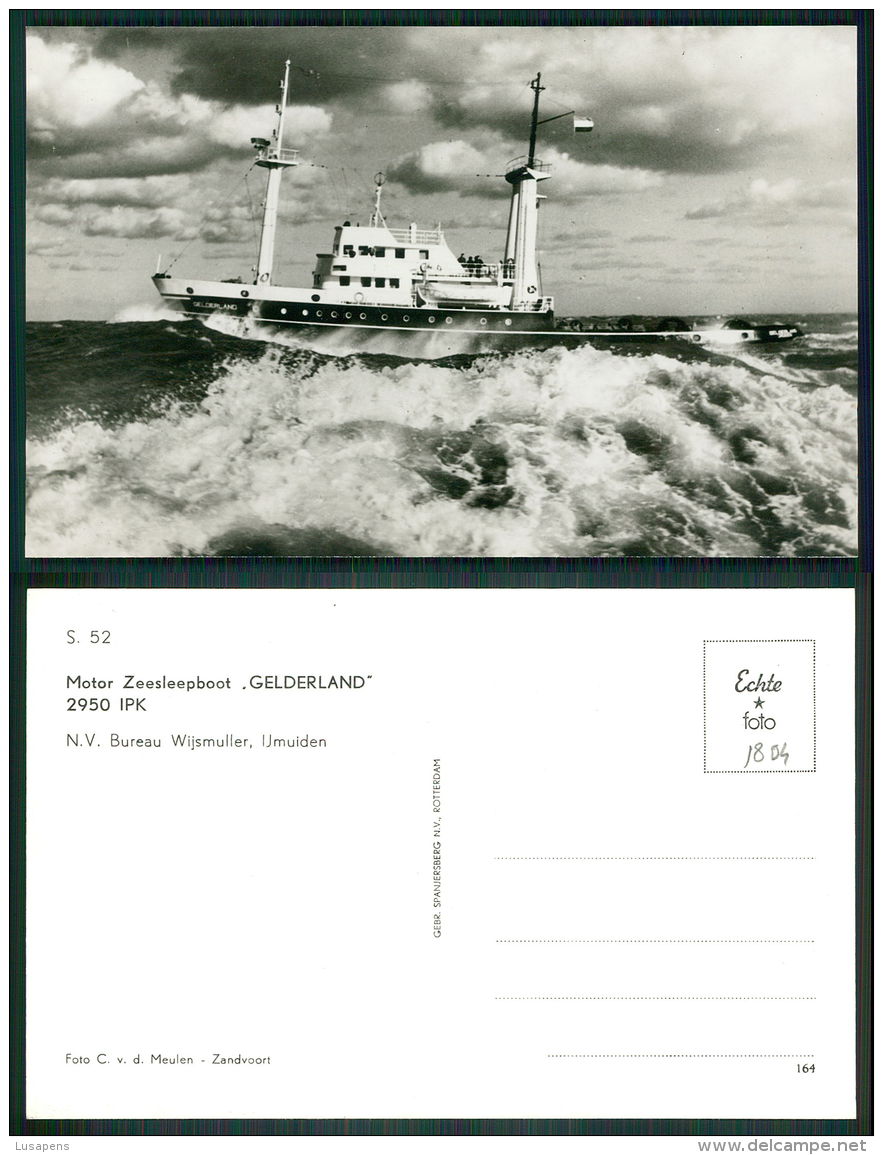 BARCOS SHIP BATEAU PAQUEBOT STEAMER [BARCOS #01804] - TUGBOAT -  GELDERLAND - Tugboats