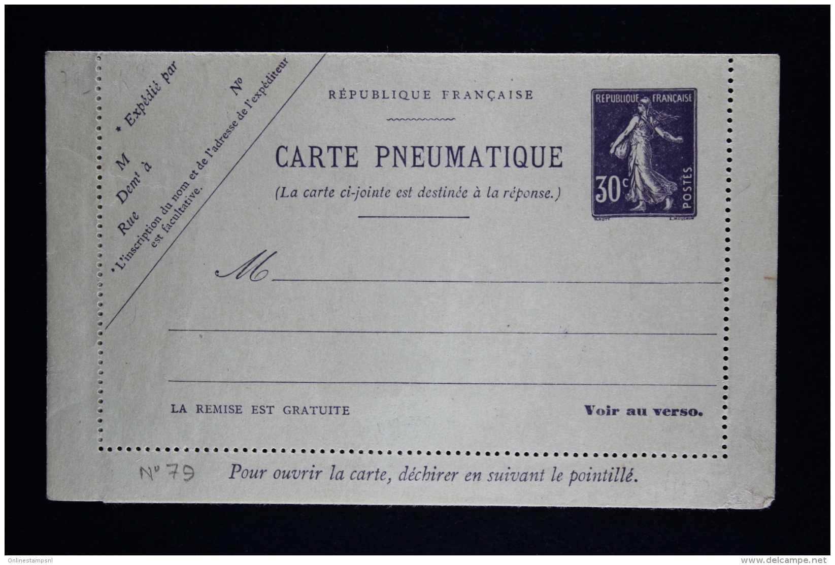 France Carte Lettre Pneu Sameuse 1908  Type K8  16 Lignes - Pneumatici