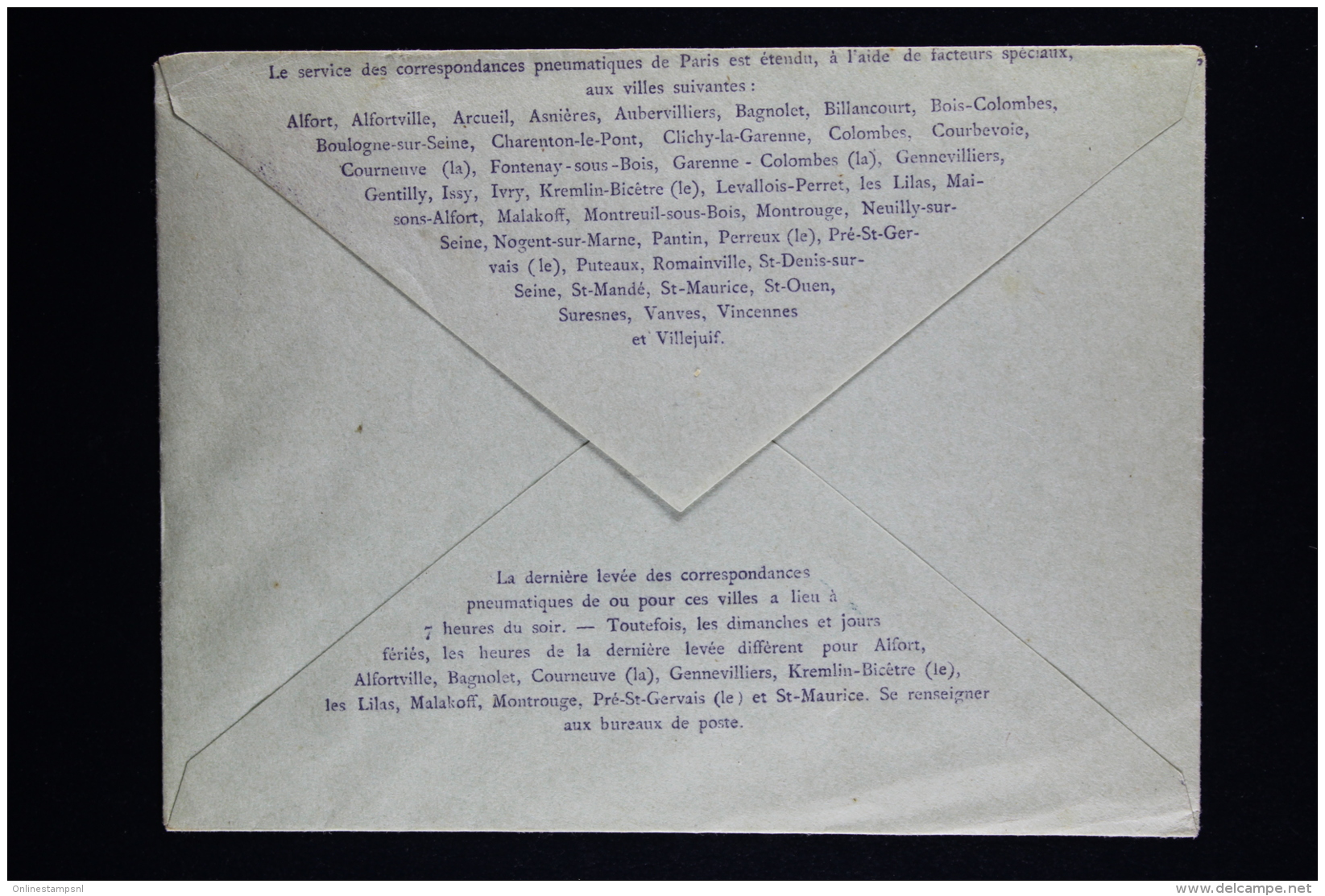 France  Enveloppe Pneu Sameuse  30 C. Type K17    1911 - Pneumatiques