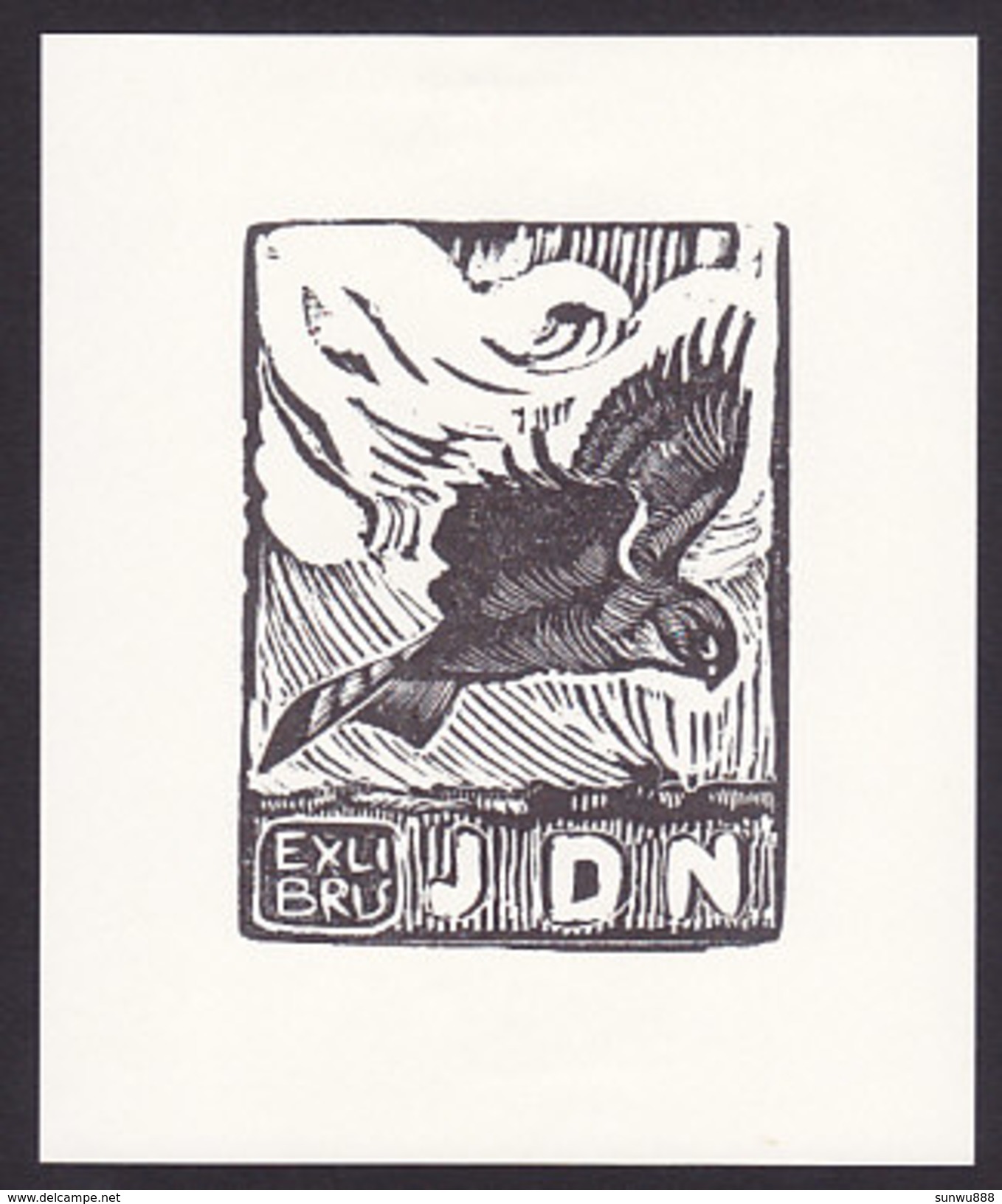 Ex Libris JDN (oiseau Bird, Vogel) - Ex-Libris