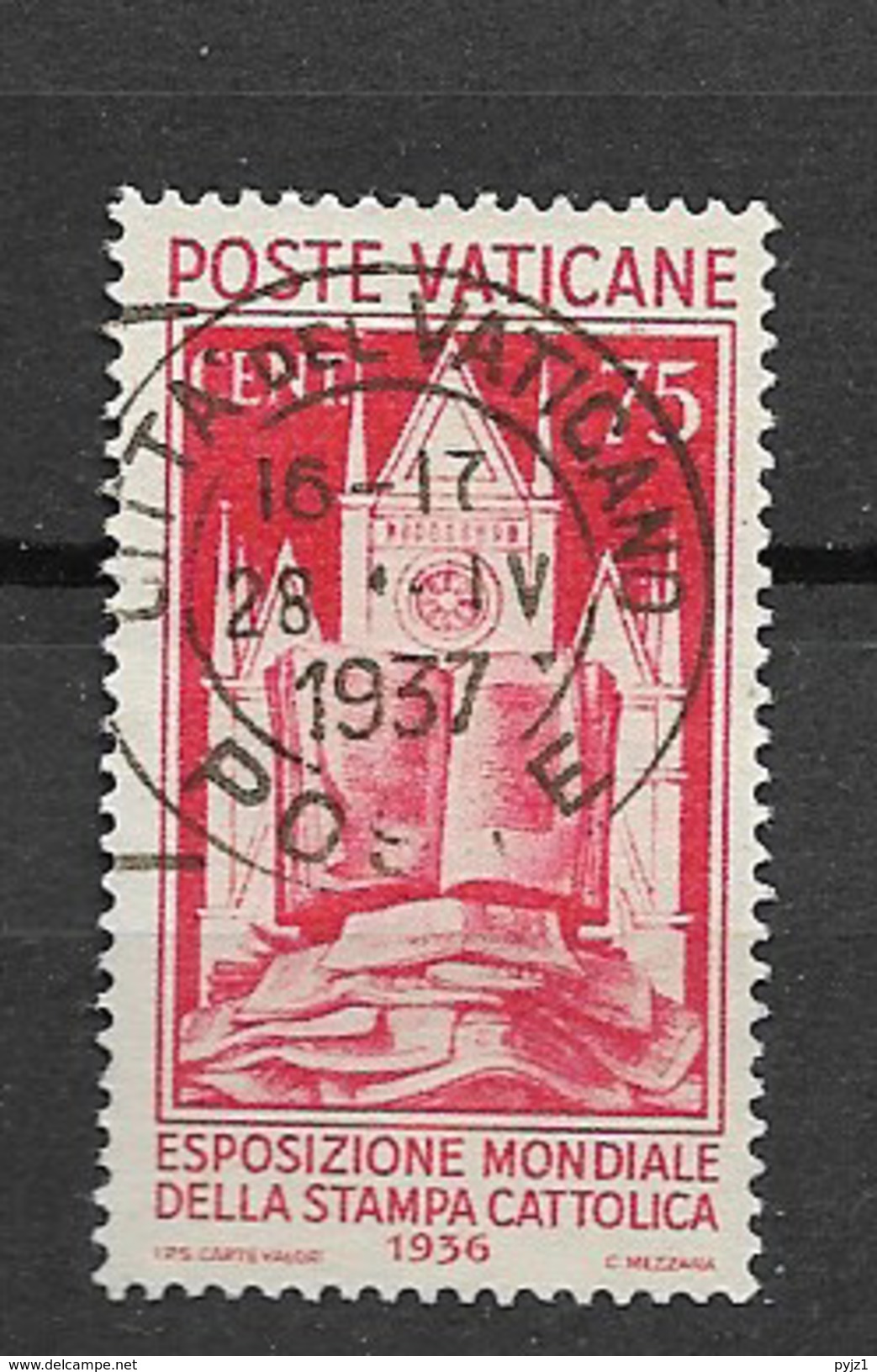 1936 USED Vaticano - Oblitérés
