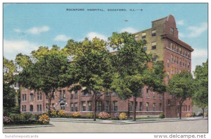 Illinois Rockford Hospital 1950 - Rockford