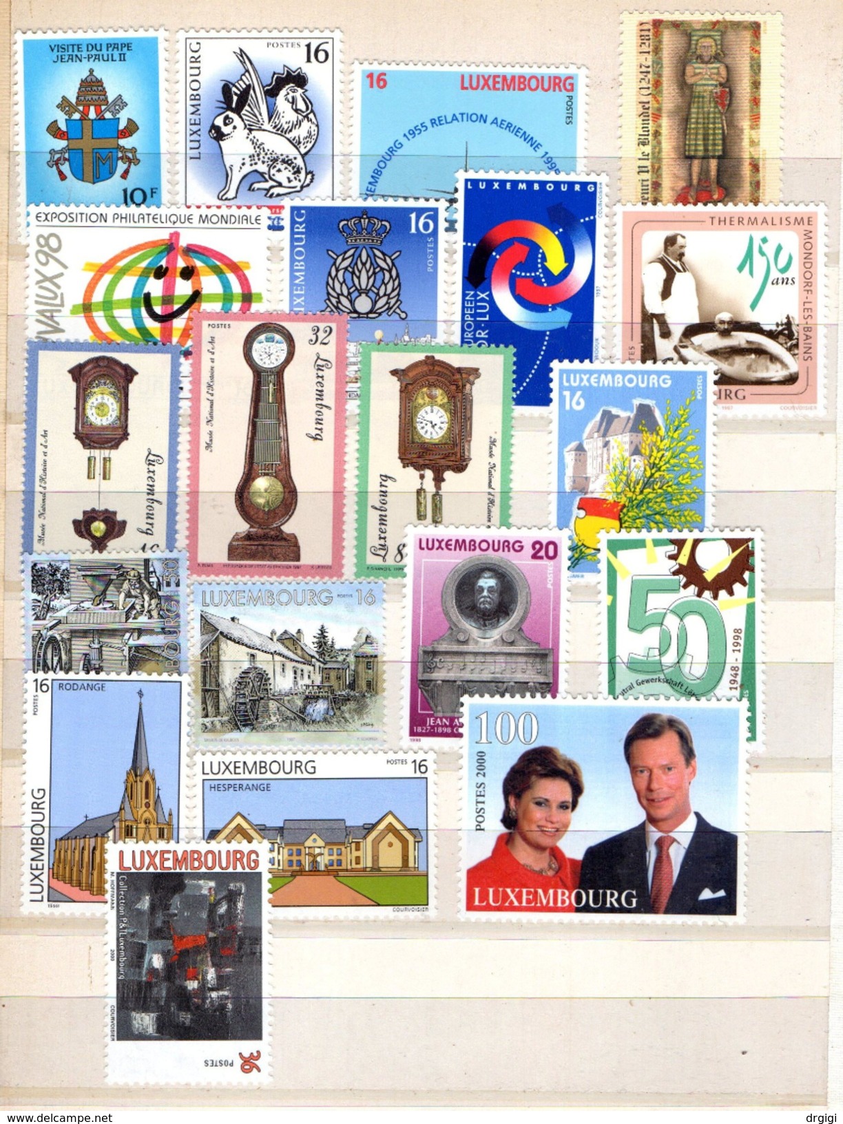 LUXEMBURG, LOT RECENT STAMPS  MNH** - Collections