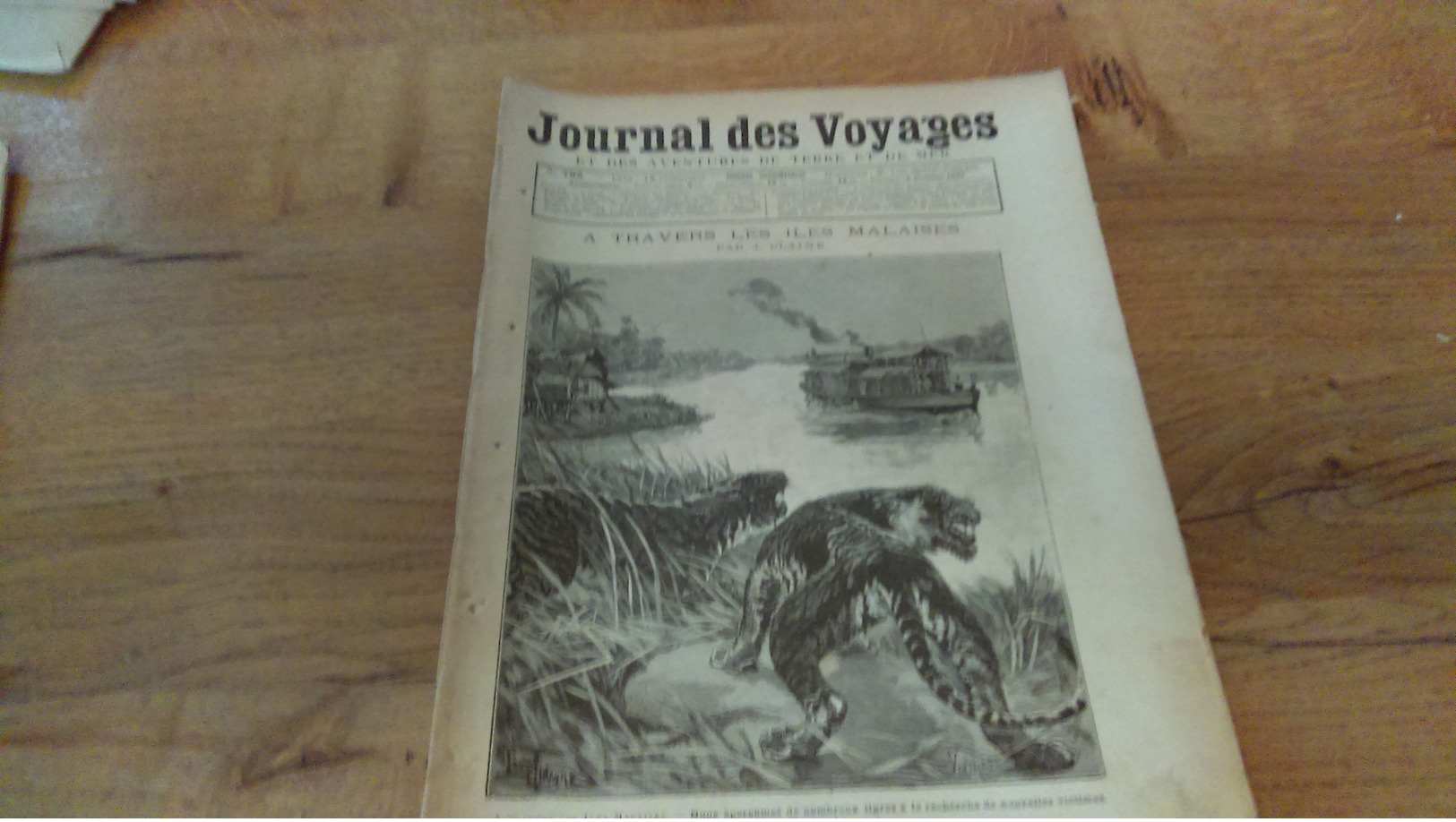 93/JOURNAL DES VOYAGES ET DES AVENTURES DE TERRE ET DE MER N°795 1892 A TRAVERS LES ILES MALAISES - Magazines - Before 1900