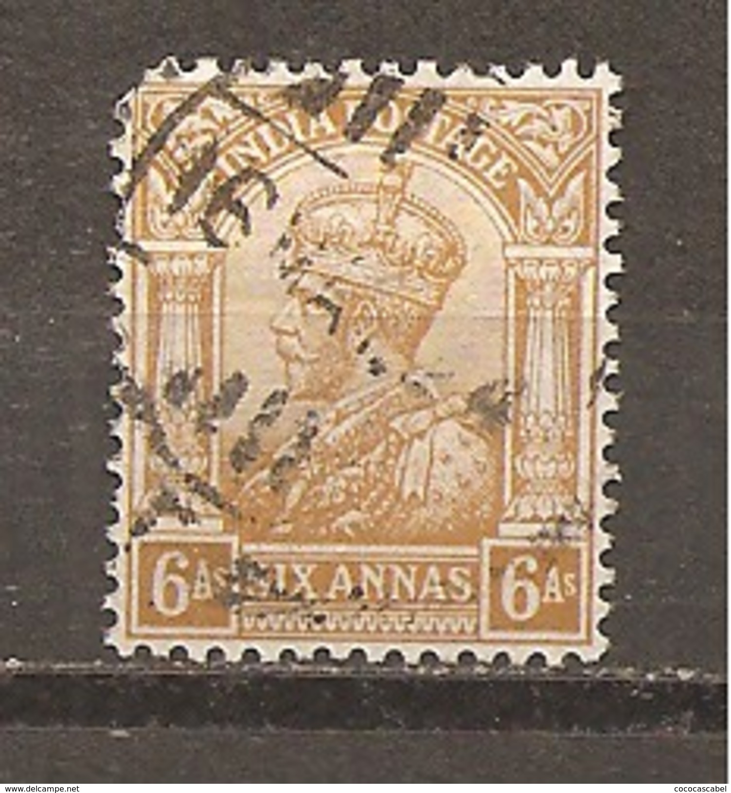 India Inglesa -  Nº Yvert 88 (usado) (o) (defectuoso) - 1911-35 King George V