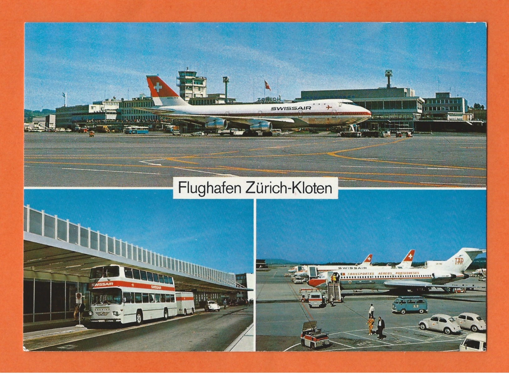 FLUGHAFEN ZÜRICH-KLOTEN  - AVION SWISSAIR - SUISSE - SCHWEIZ - Zürich