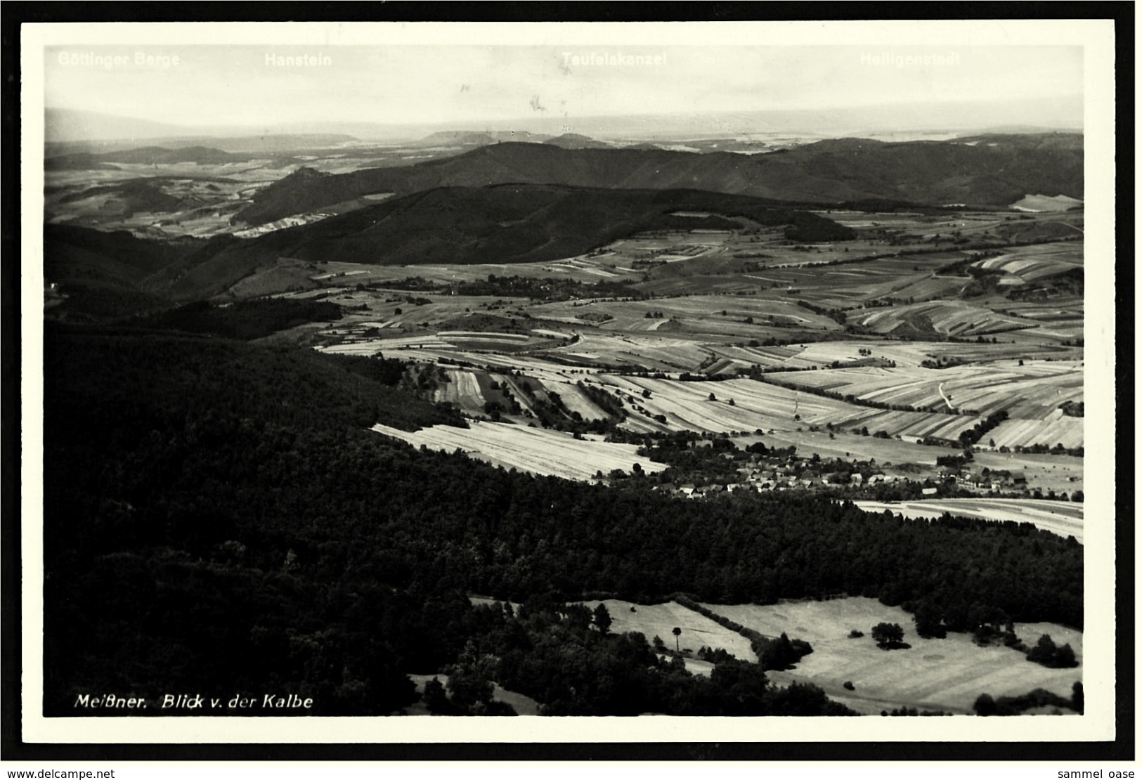 Meißner  -  Blick Von Der Kalbe  -  Ansichtskarte Ca.1955    (7190) - Witzenhausen