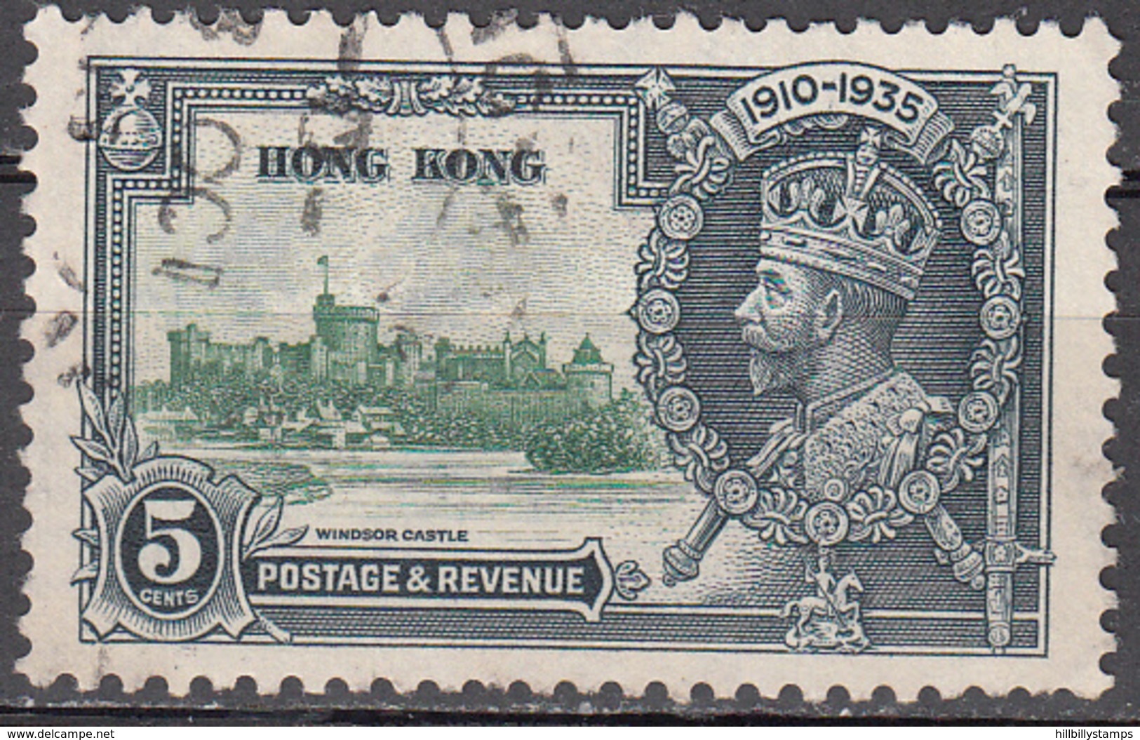 HONG KONG       SCOTT NO 148          USED        YEAR  1935 - Used Stamps