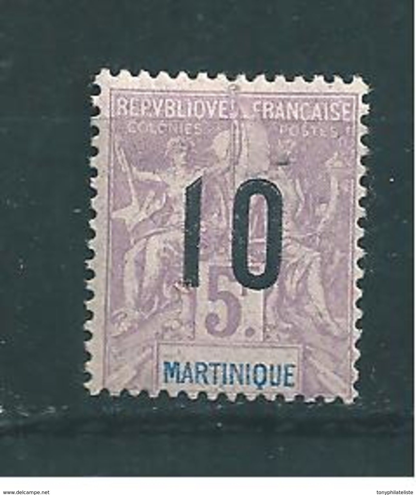 France Colonies Martinique Timbre De 1912  N°81 Neuf * - Neufs