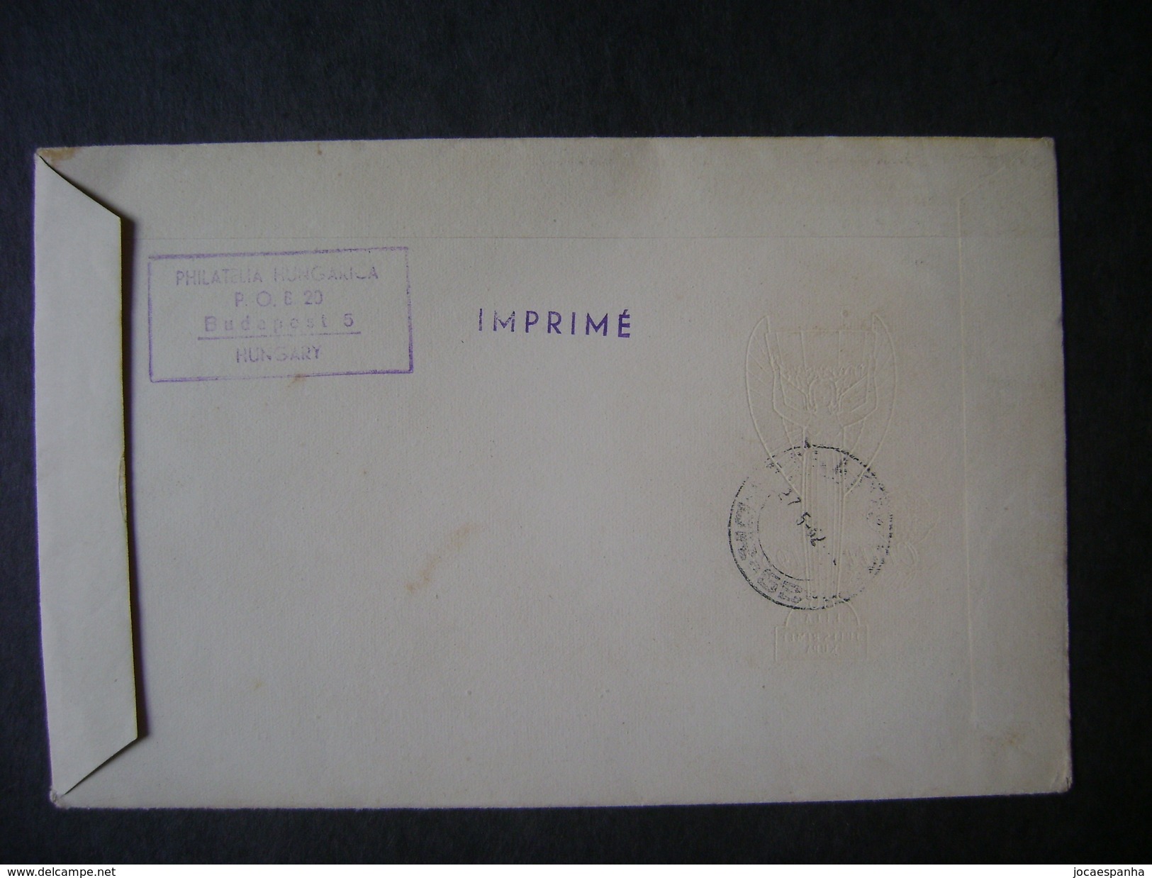 SOCCER WORLD CUP IN CHILE IN 1962 - HUNGARY BLOCK (FDC) SENT TO BRAZIL IN THE STATE - 1962 – Chile