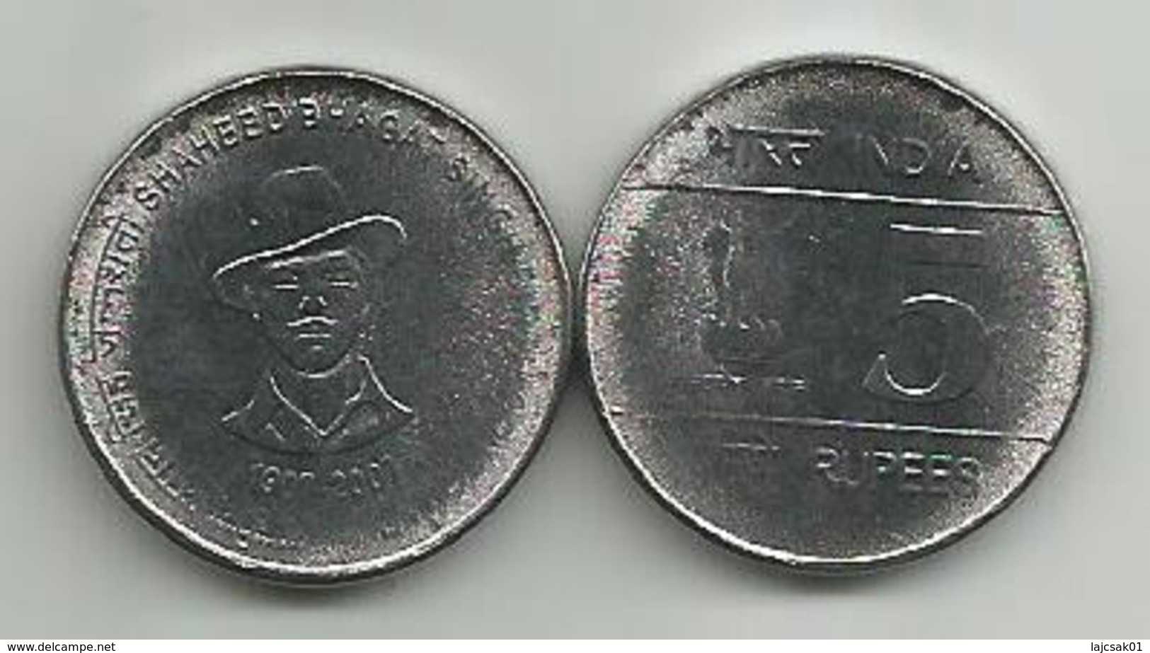 India 5 Rupees 2007. KM#406 Birth Centenary Of Shaheed Bhagat Singh - Inde