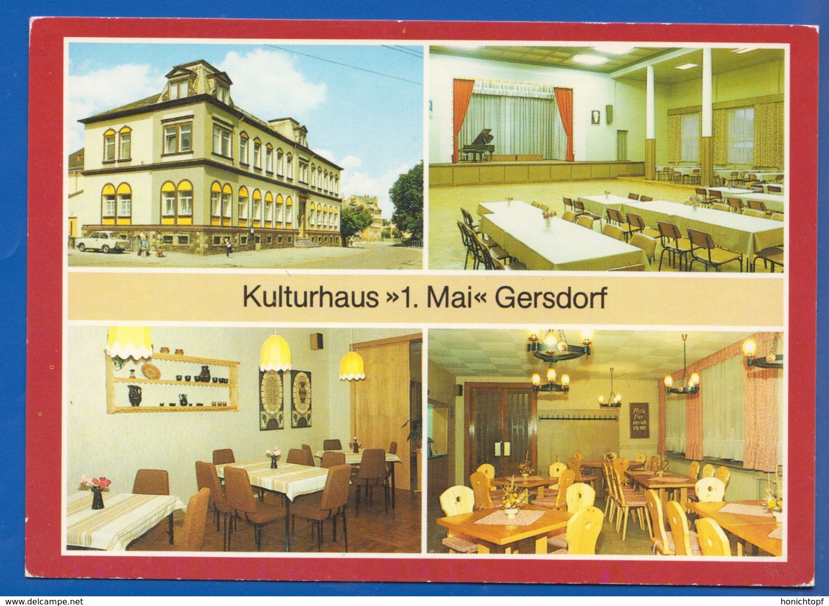 Deutschland; Gersdorf; Kulturhaus 1 Mai - Gersdorf