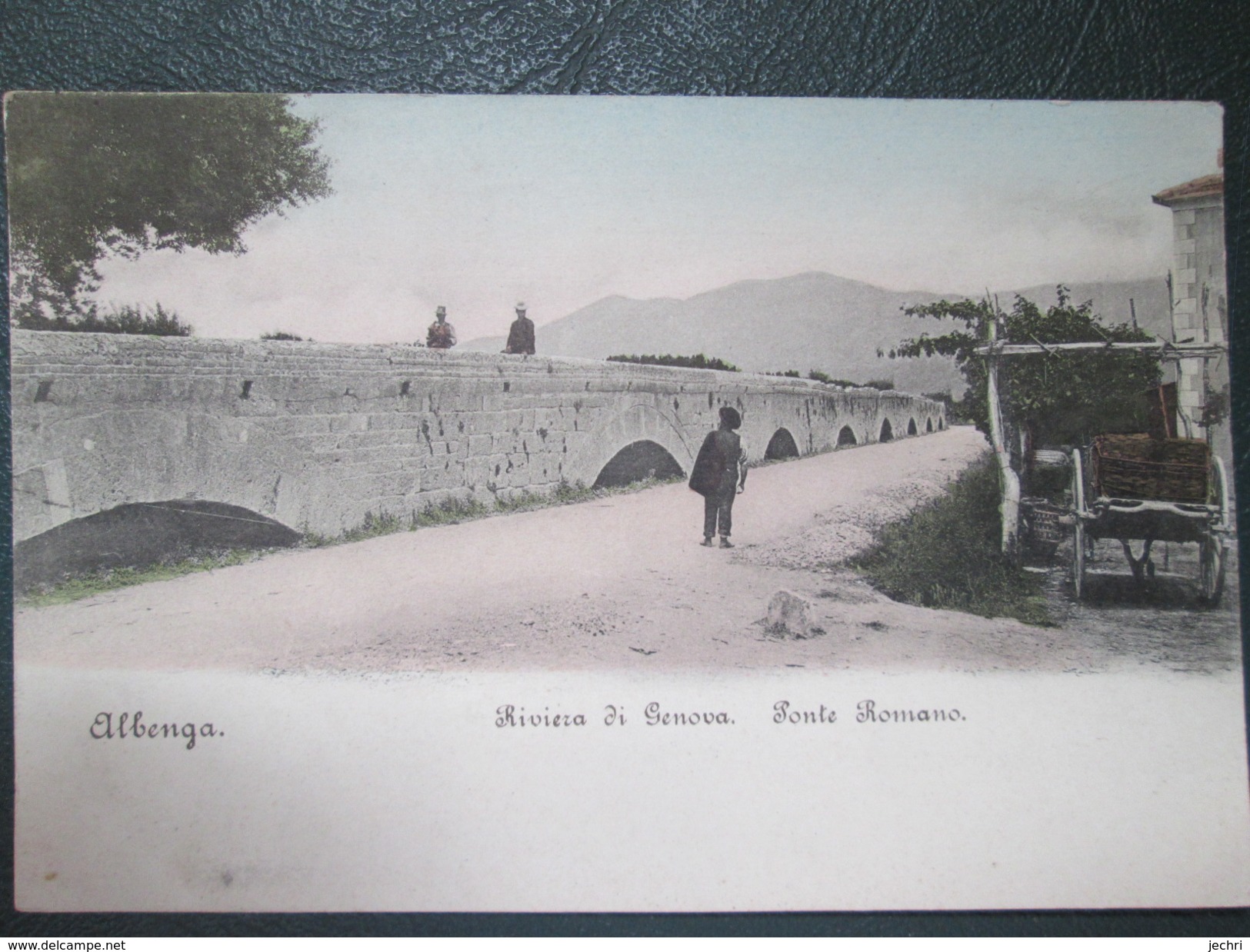 ALBENGA . RIVIERA DI GENOVA . PONTE ROMANO . DOS 1900 - Otros & Sin Clasificación