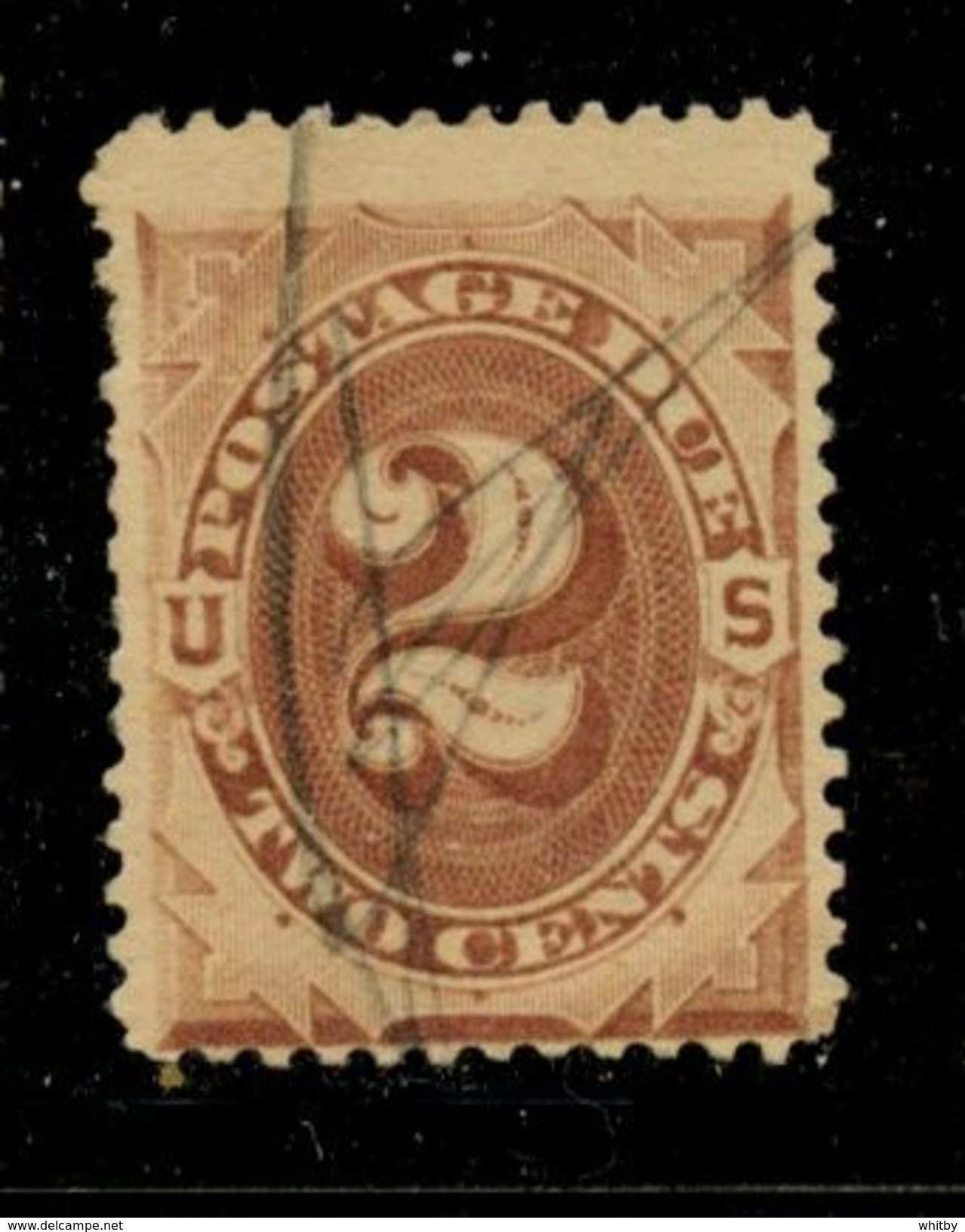 USA 1879 2 Cent Postage Due Issue #J2  Used - Taxe Sur Le Port