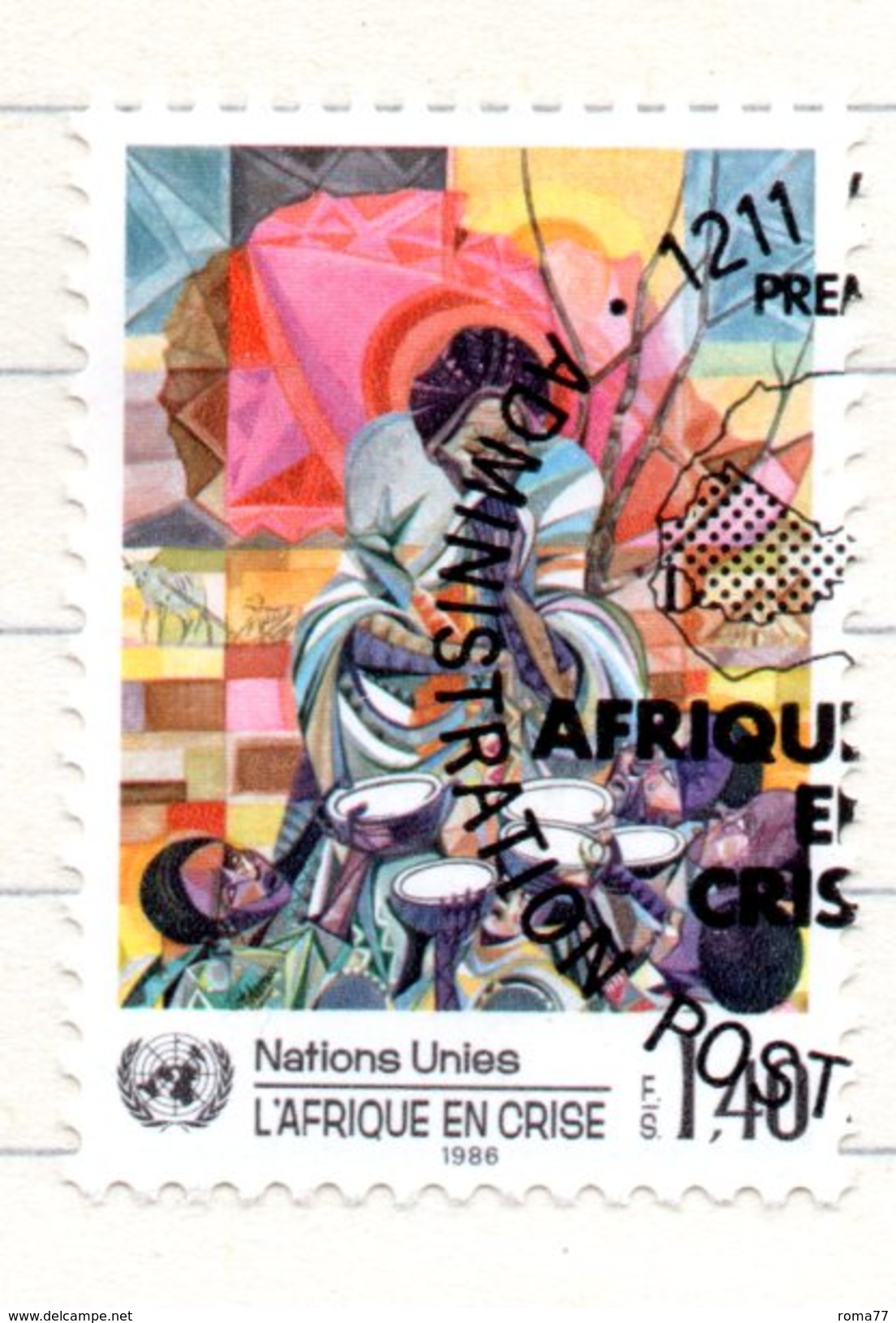 96 - NAZIONI UNITE ONU Ginevra 1986 , Unificato N. 137  Usato - Oblitérés