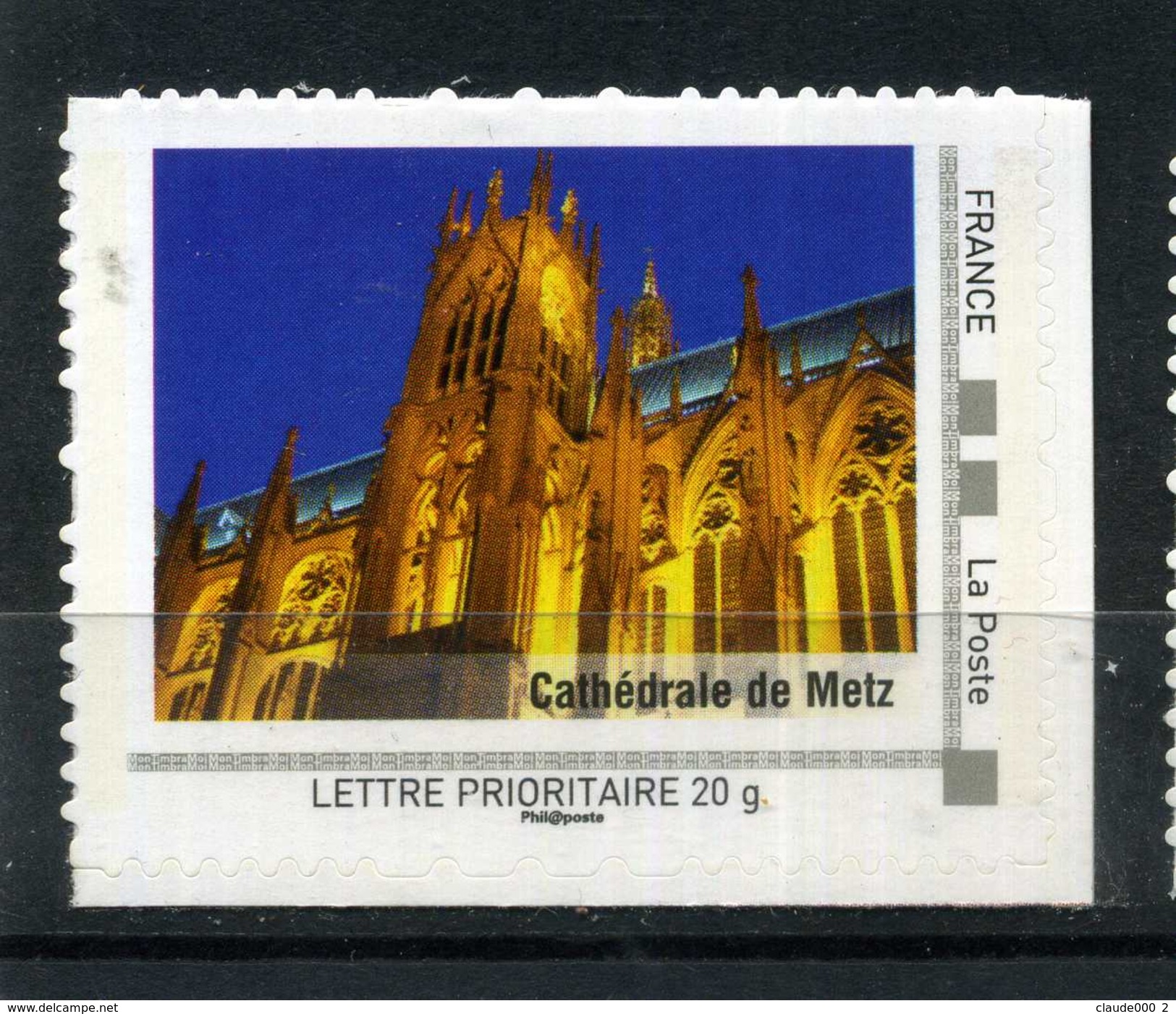 Cathédrale De METZ Adhésif Neuf ** . Collector " La Lorraine "  2009 - Collectors